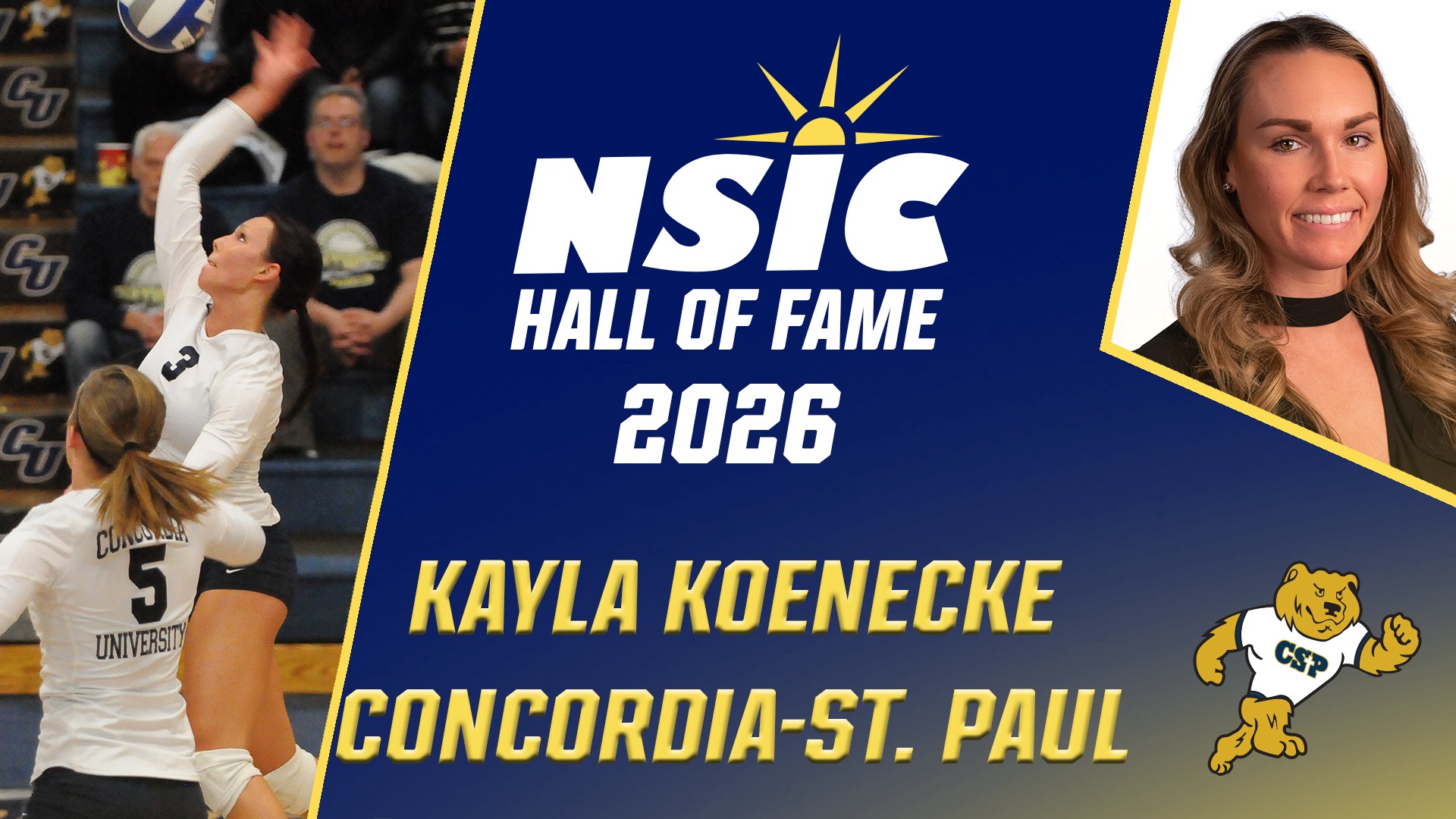 Kayla Koenecke 2026 NSIC Hall of Fame