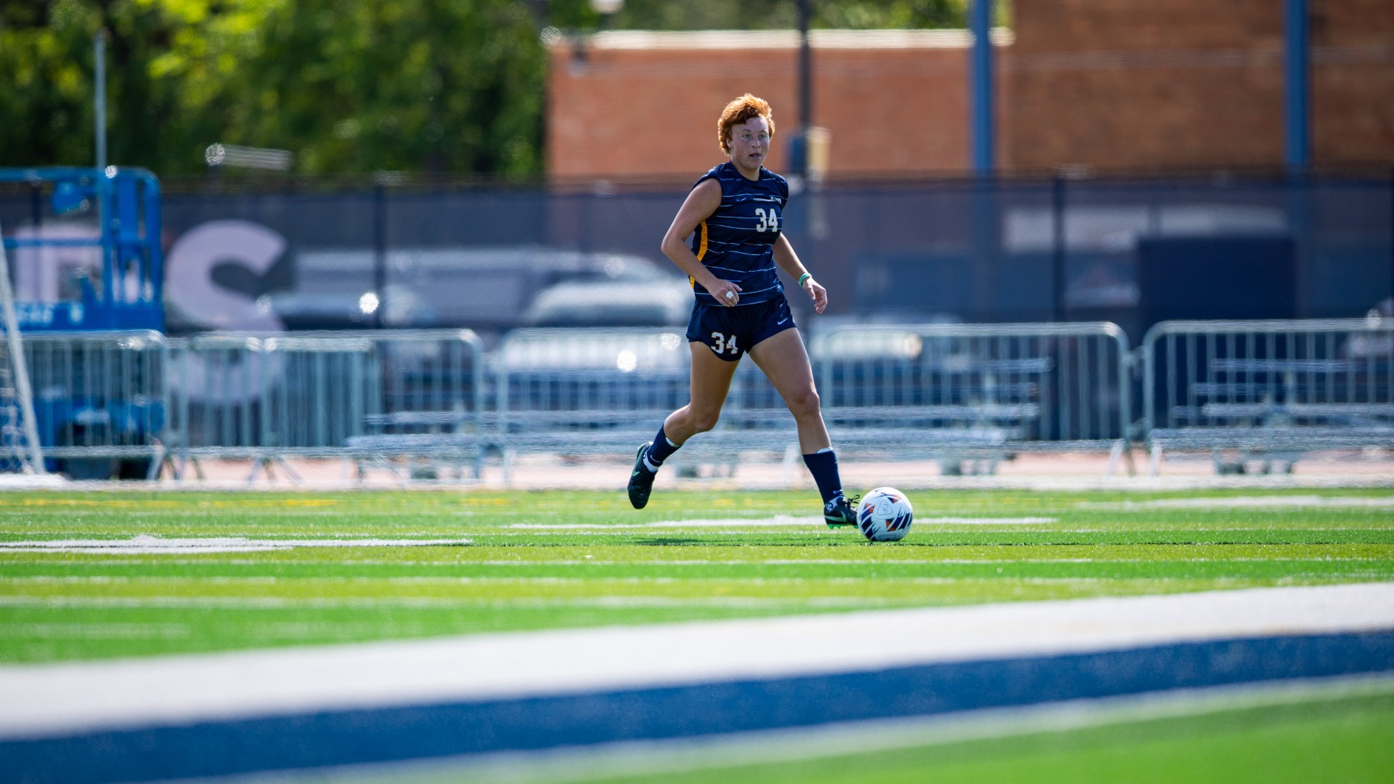SAINT PAUL, MINNESOTA - SEPTEMBER 13: Soccer match between Concordia University, Saint Paul Bears and University of Jamestown, North Dakota at Sea Foam Stadium on September 13, 2026 in Saint Paul, Minnesota.