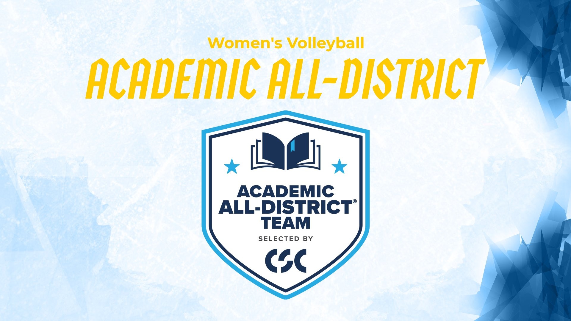 Volleyball Academic All-District