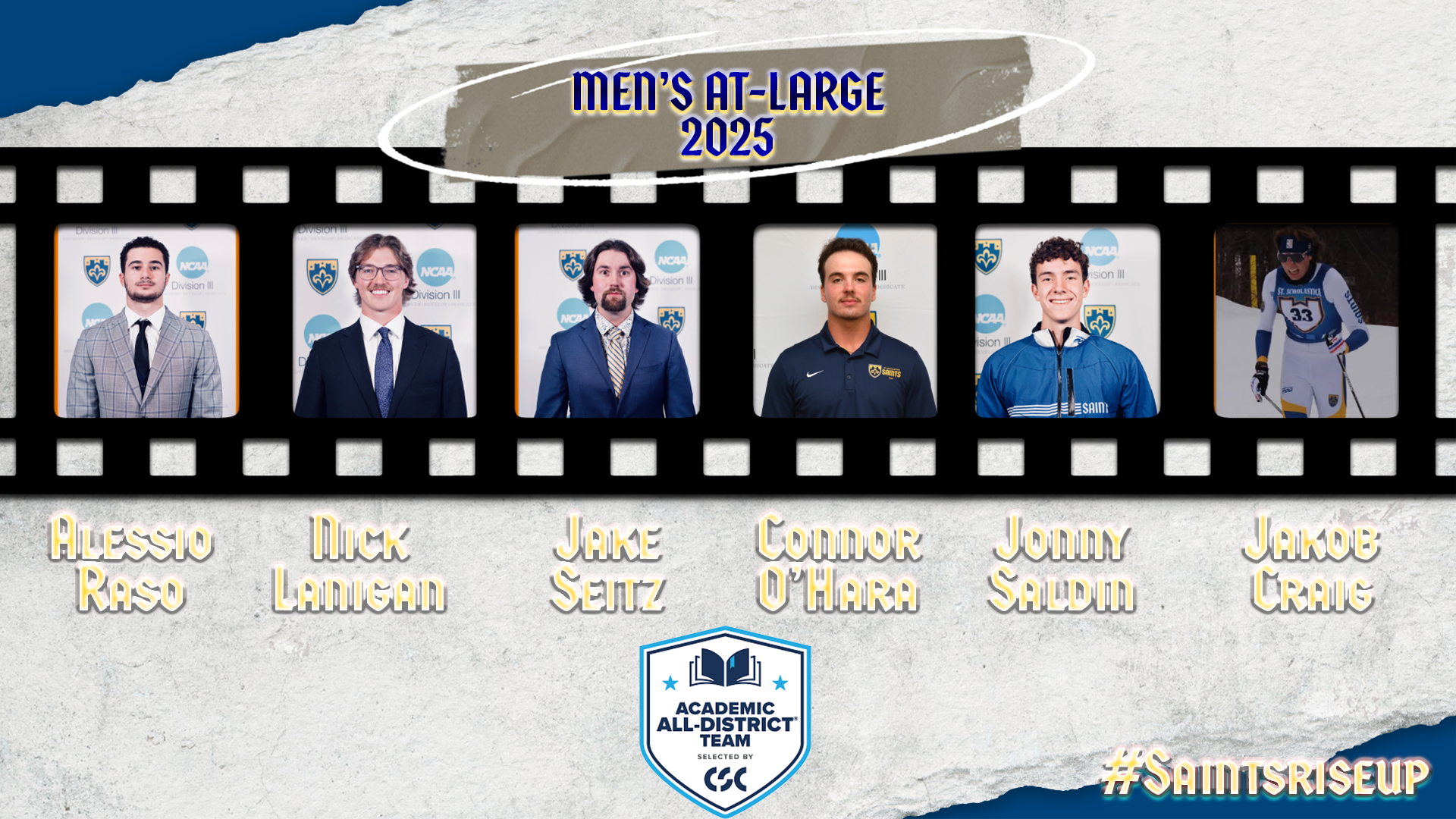 2025 Men's At-Large Academic All-District Team