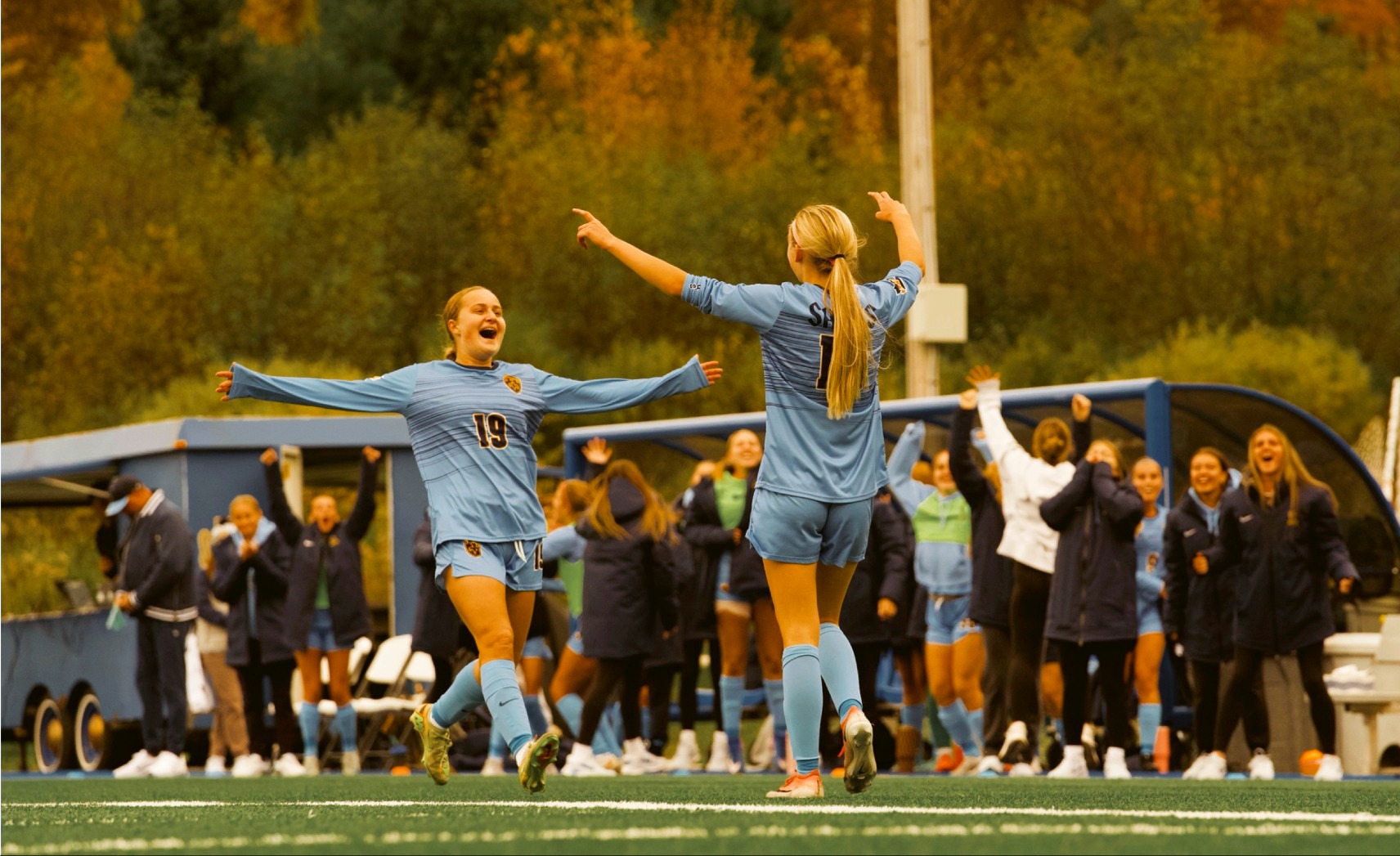 Anna Manion Lindsay Hunt goal celebration