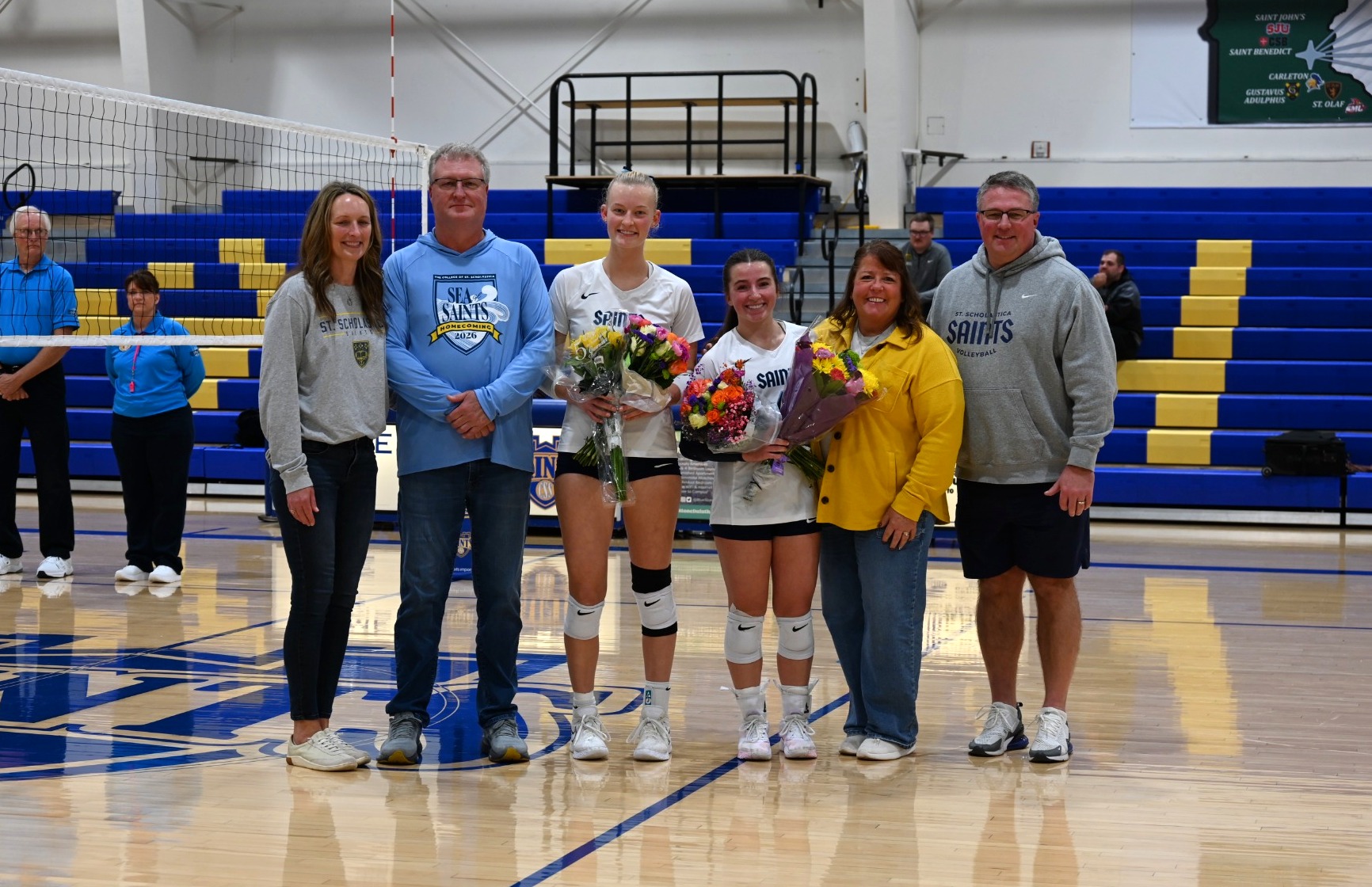 Bryn Ziegler Abby Zins senior night