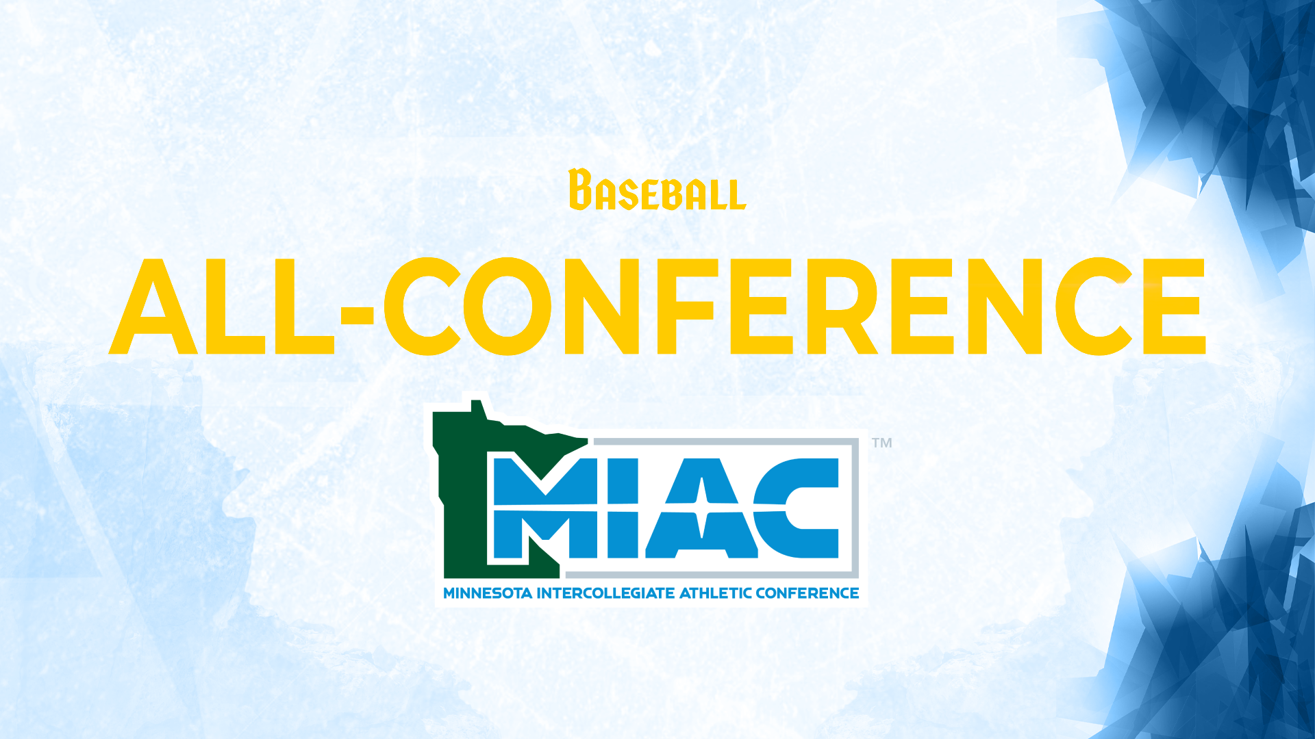 MIAC All-Conference Baseball