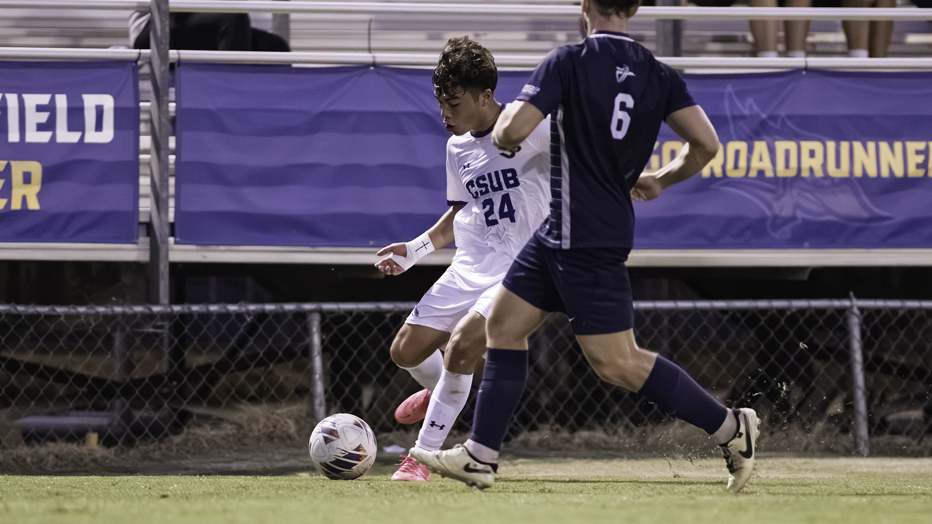 CSUB Men's Soccer drops the home opener to Cal Baptist 2-1.
