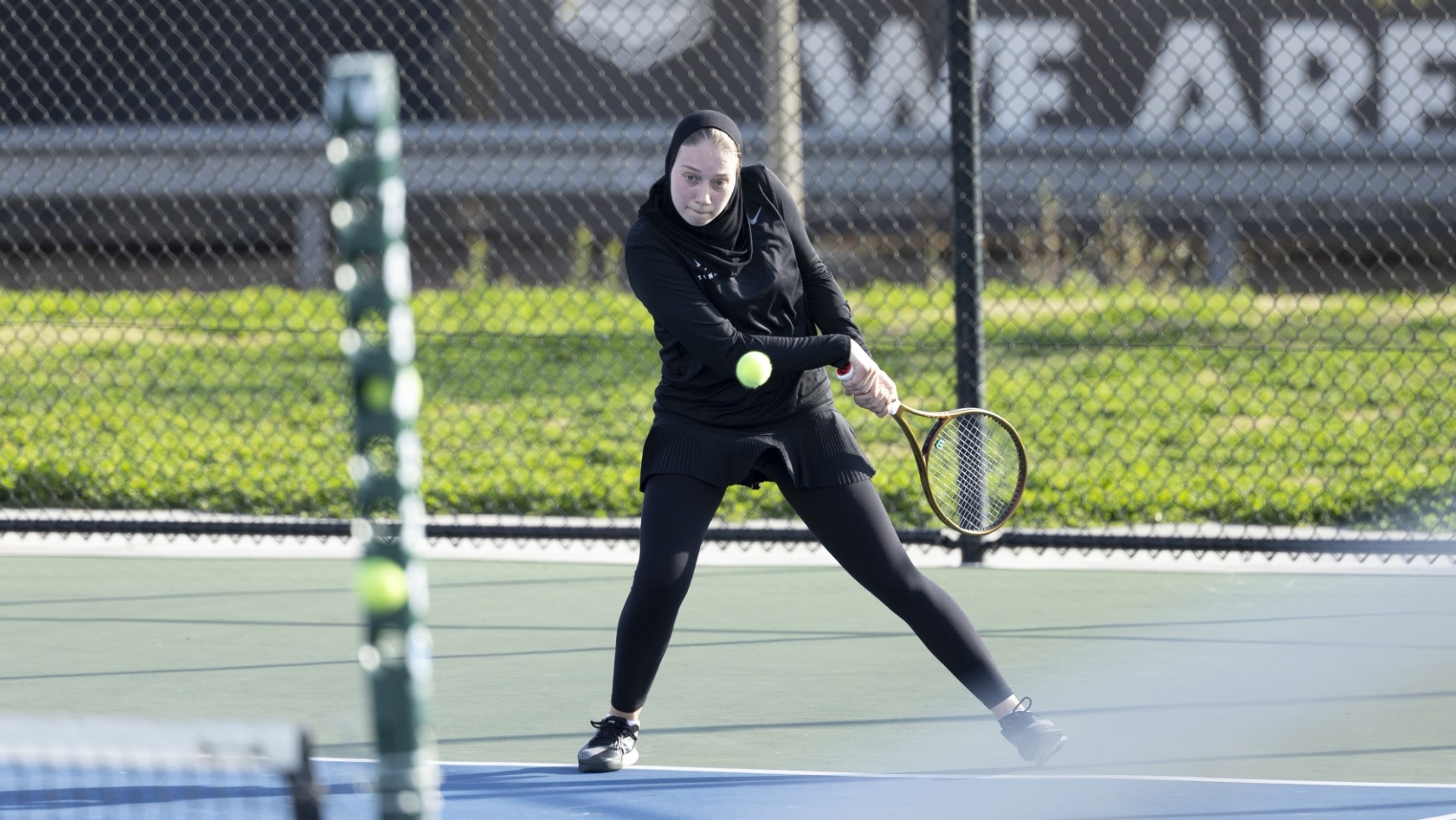 sofia pavlova hits a return