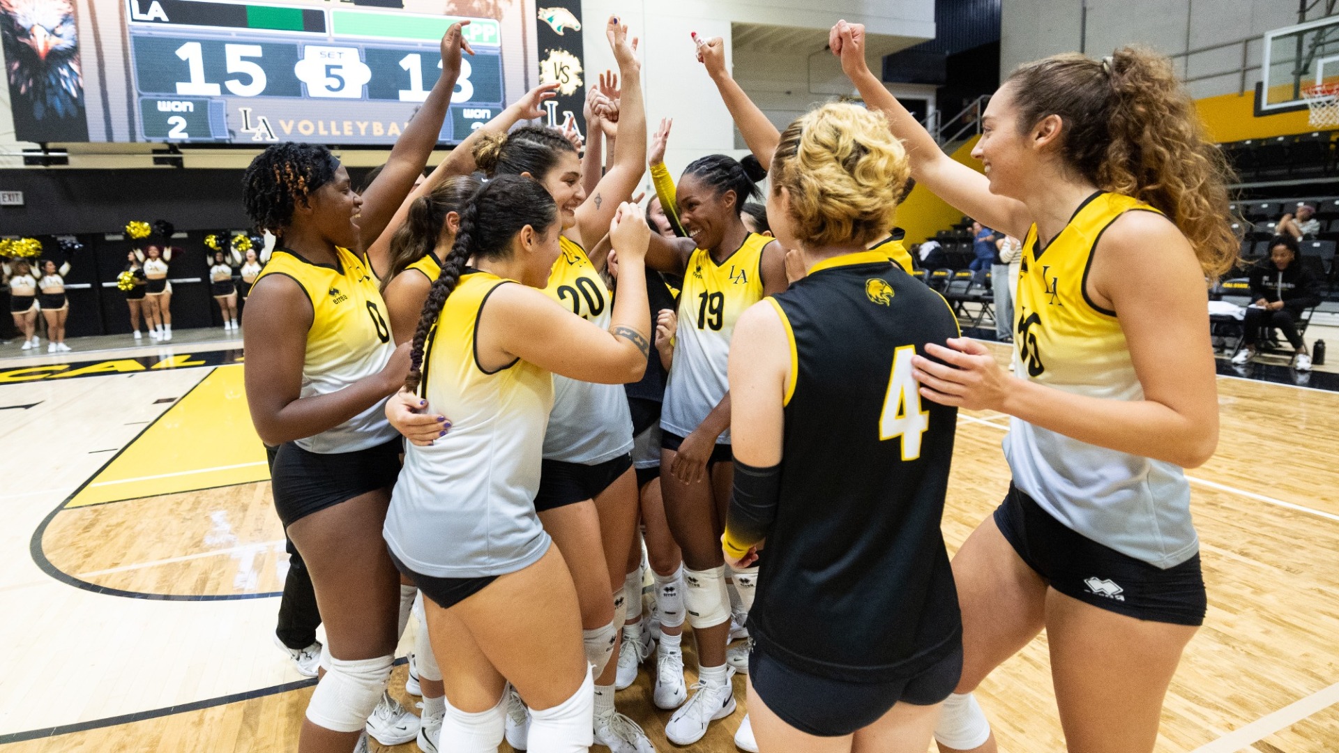 golden eagles celebrate win over pomona