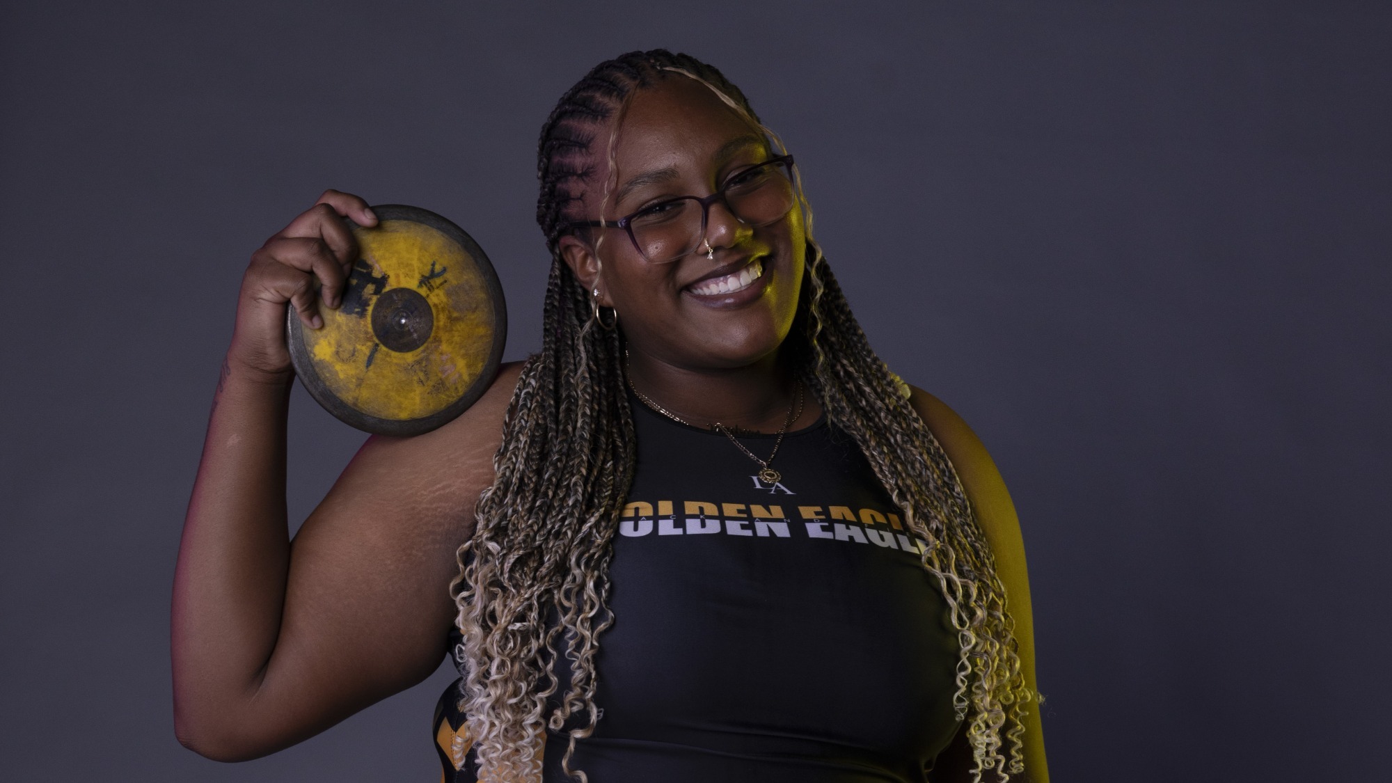 kailea satterwhite poses on media day