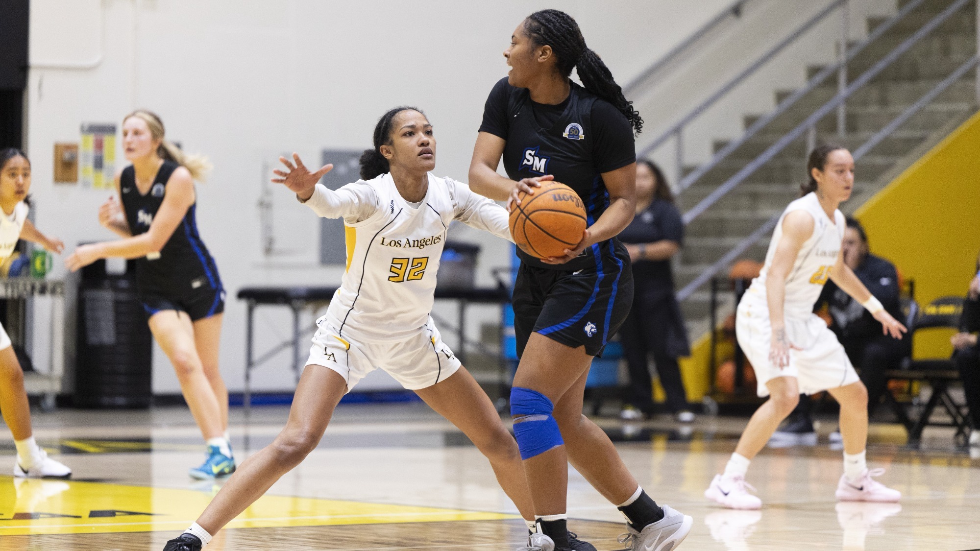 mary cotton plays defense against san marcos