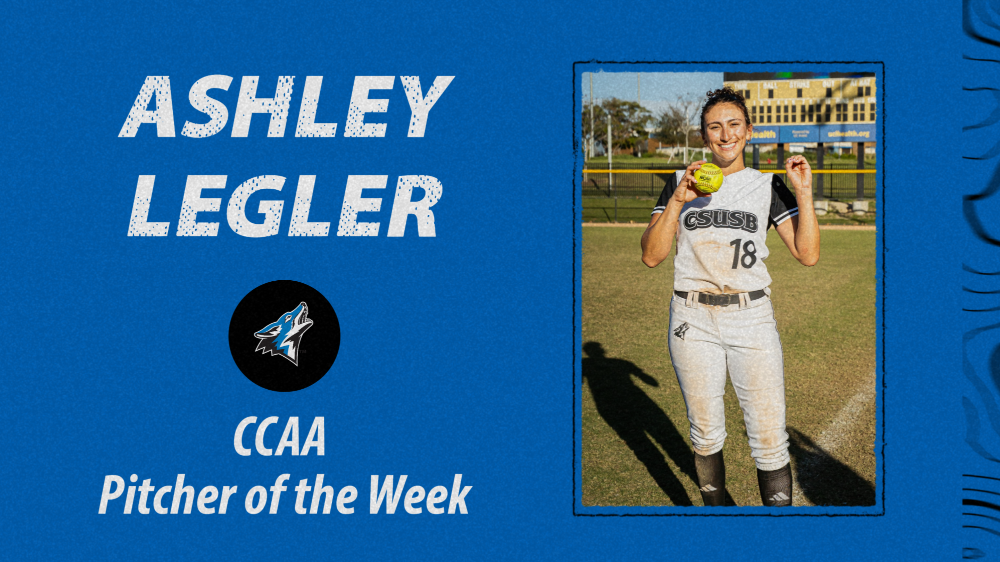 Ashley Legler Pitcher of the Week 020226