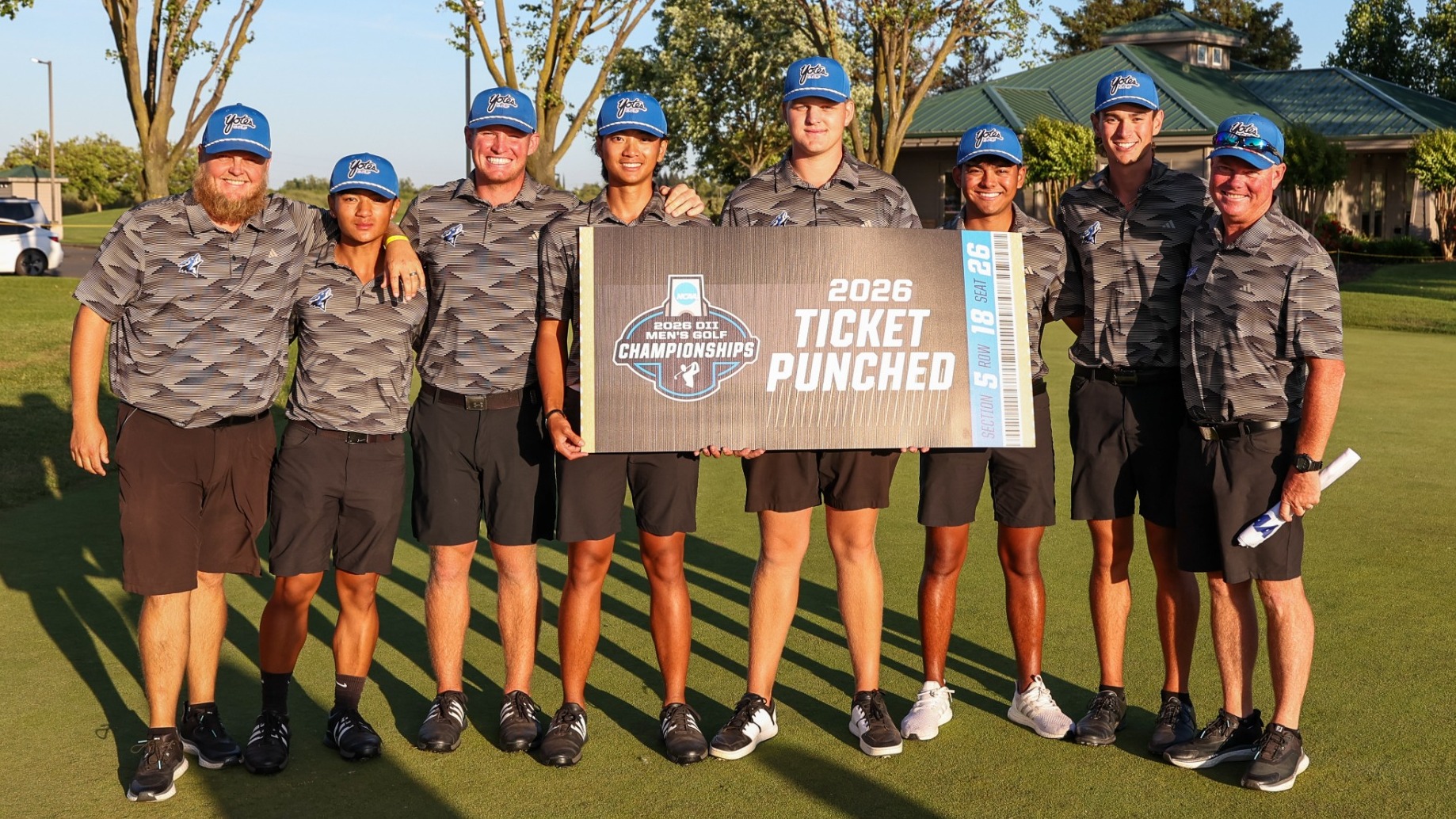NCAA Golf Ticket Punched 2026