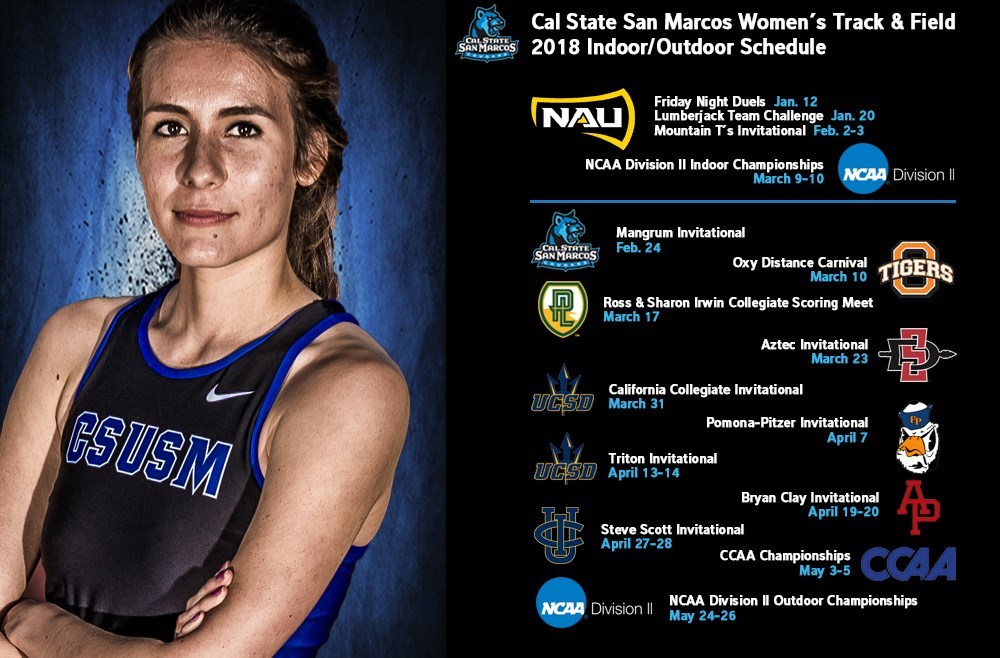 Women's Track & Field Reveals 2018 Indoor/Outdoor Schedule Cal State