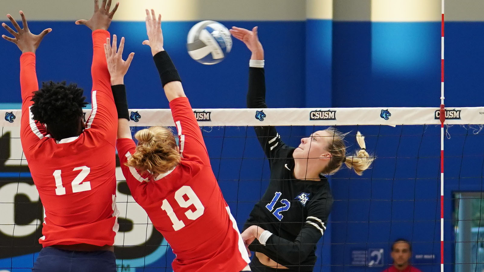 Cougars Collect FourSet Victory at Stan State Cal State San Marcos