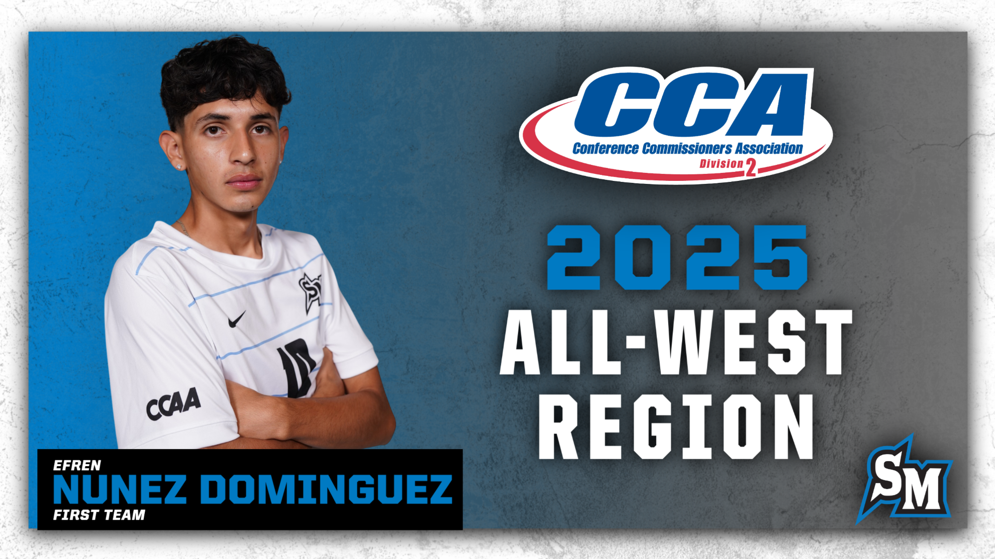 Efren Nunez Dominguez - 2025 D2CCA All-West Region First Team