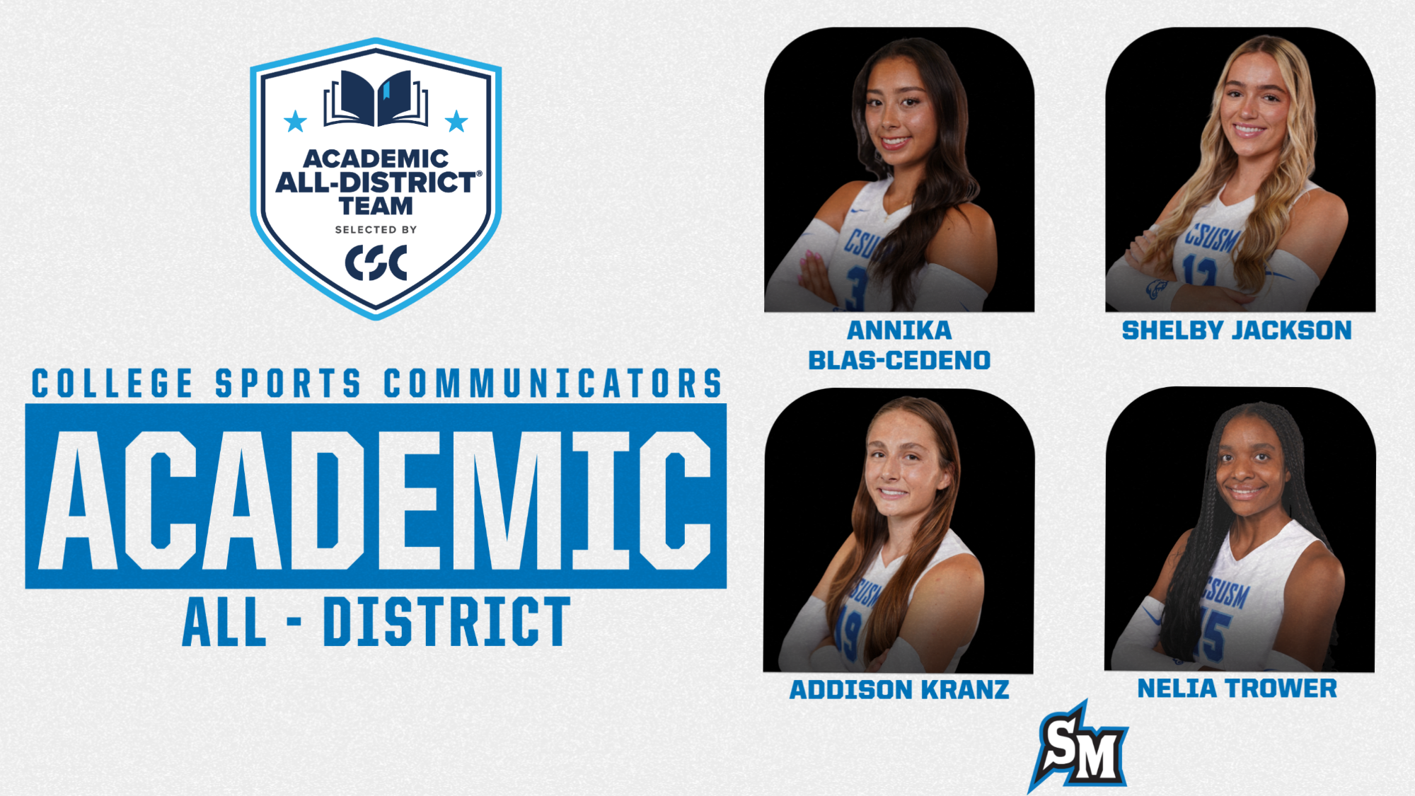 CSC Academic All-District VB 2025a