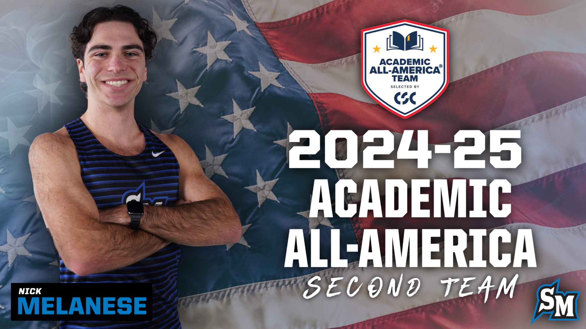 Nick Melanese 2024-25 CSC Academic All-America Second Team