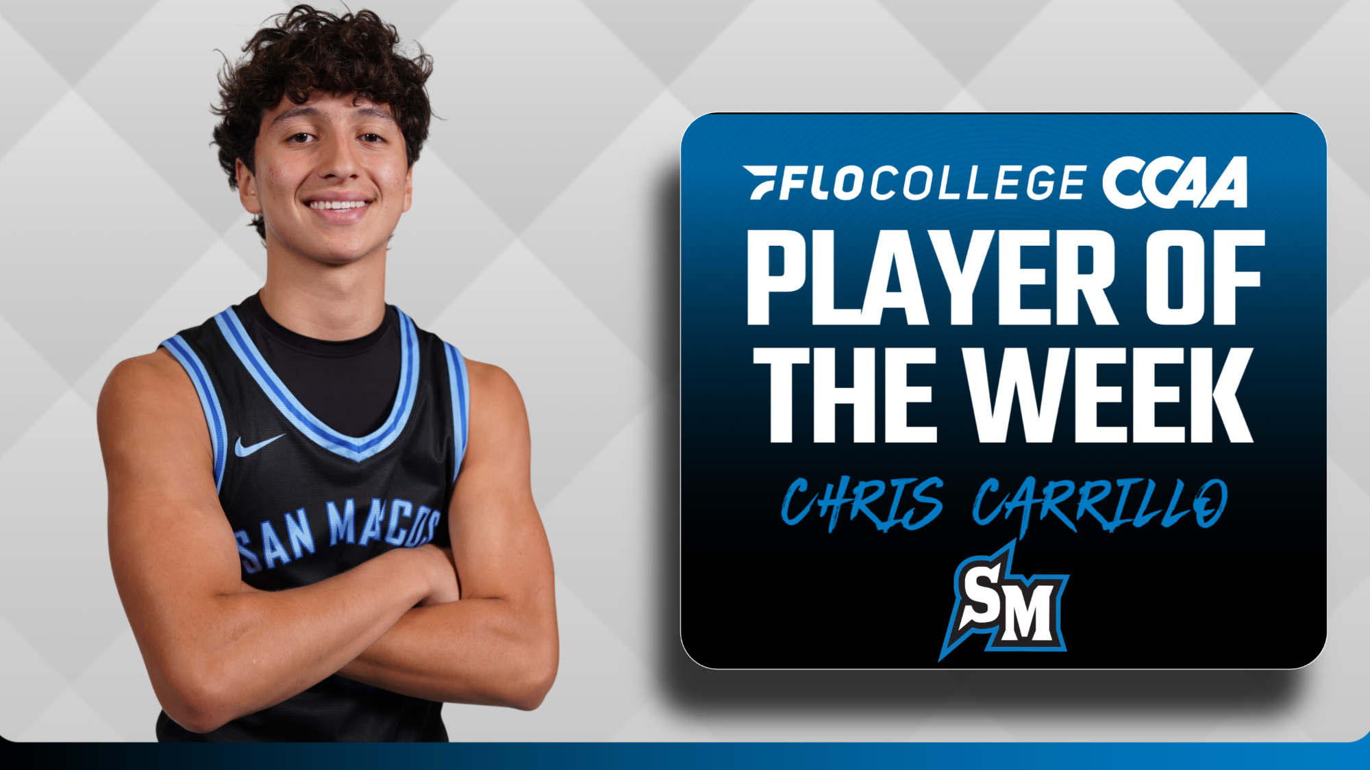 FloCollege/CCAA Player of the Week - Chris Carrillo