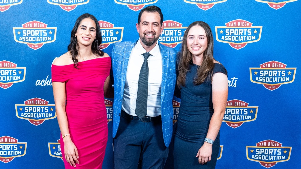 78th Annual San Diego Sports Association Salute to Champions Gala - Rasha Badrani, Morod Shah and Madison Murr