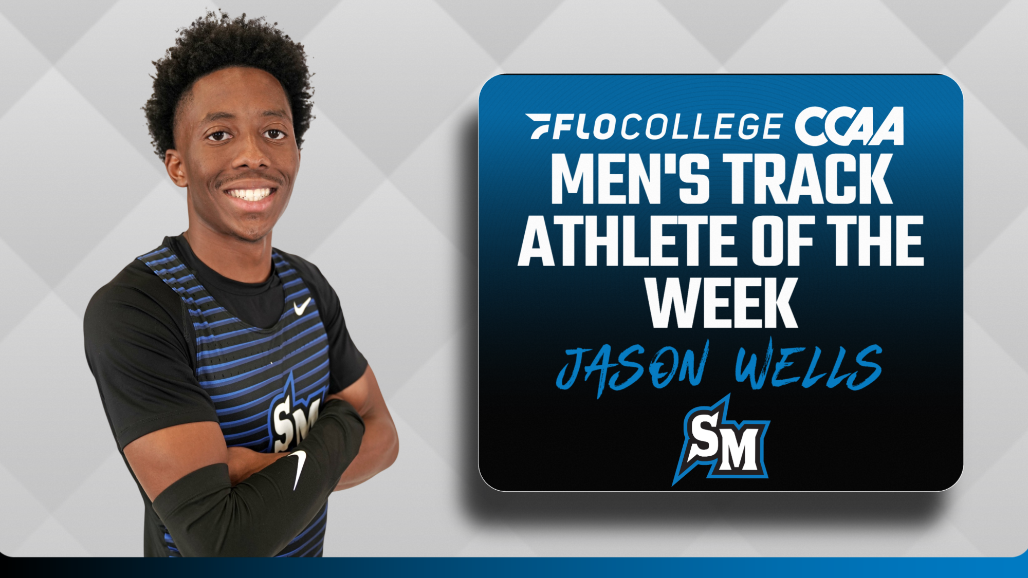 Jason Wells - CCAA Men's Track Athlete of the Week