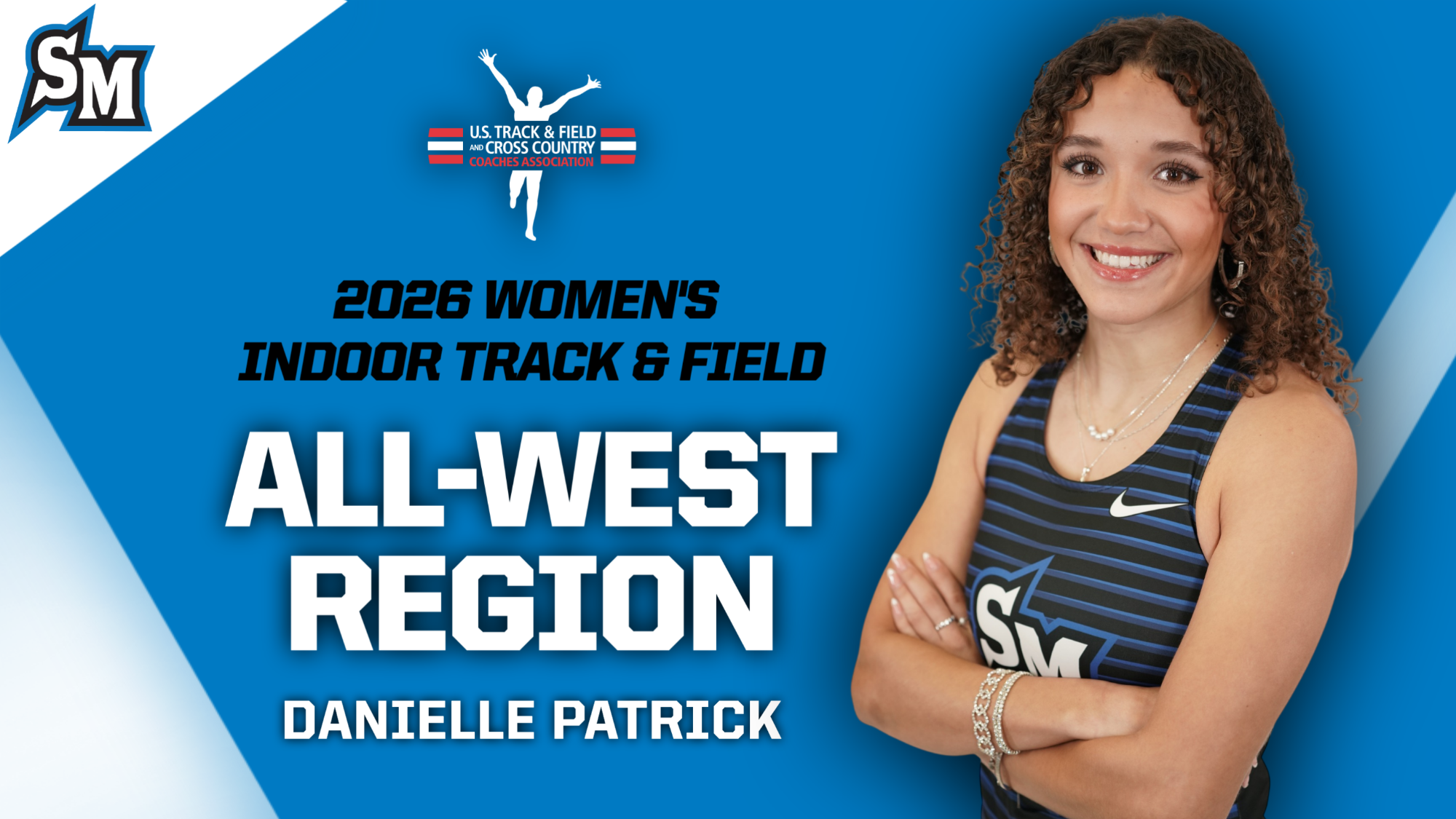2026 USTFCCCA Women's Indoor Track & Field All-West Region - Danielle Patrick