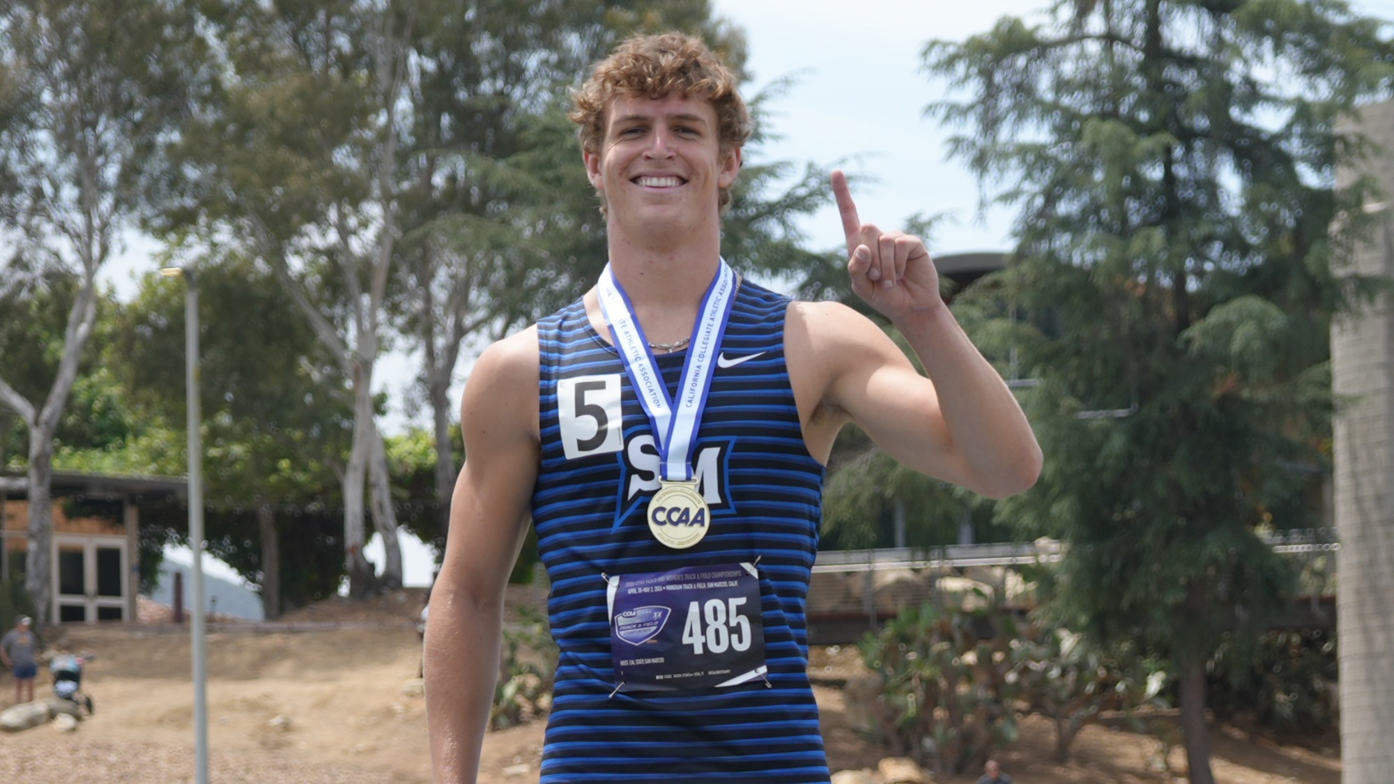 Kevin Meumann - 2026 CCAA Men's 110-Meter Hurdles Champion