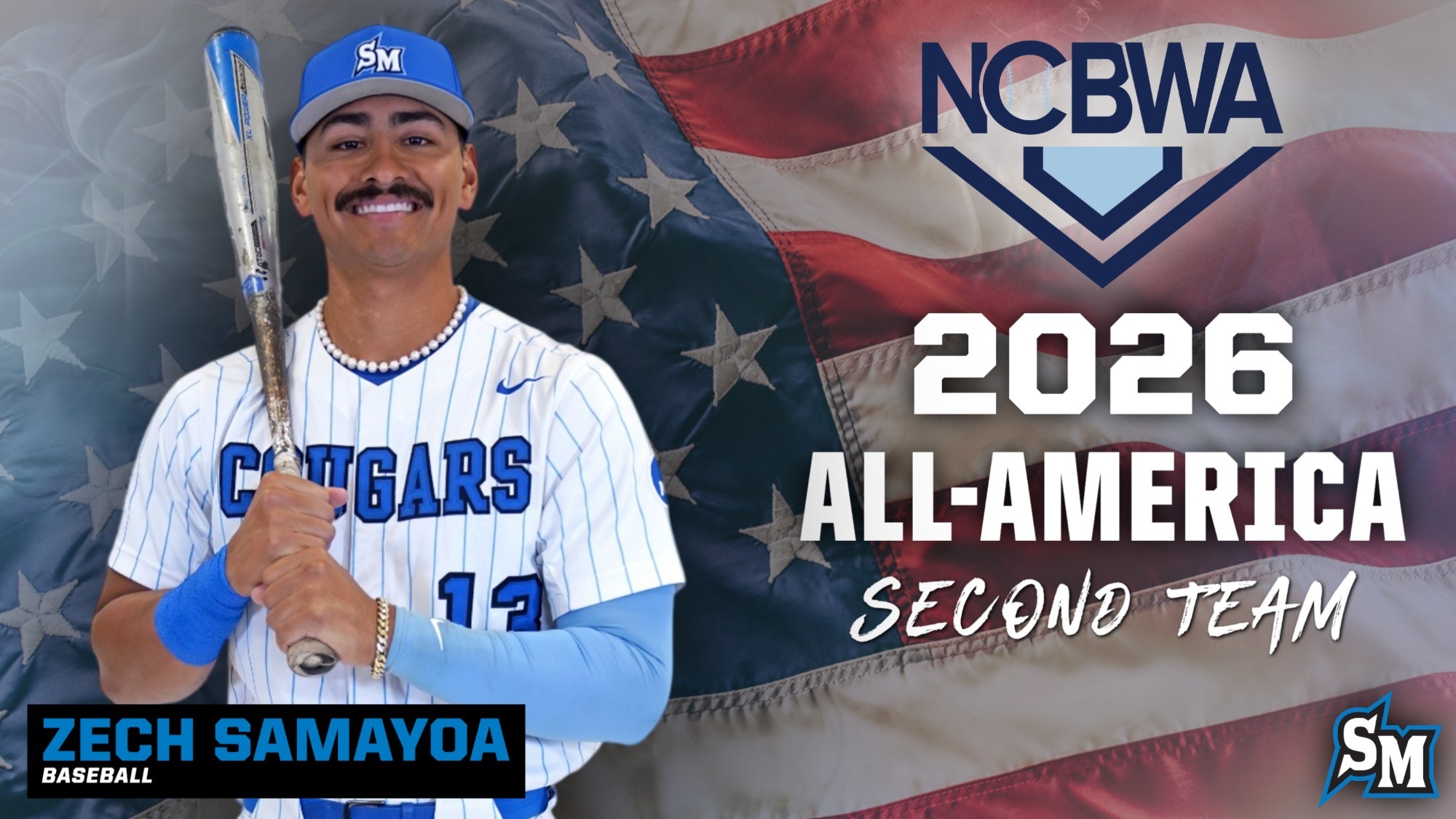 2026 NCBWA All-America Second Team - Zech Samayoa