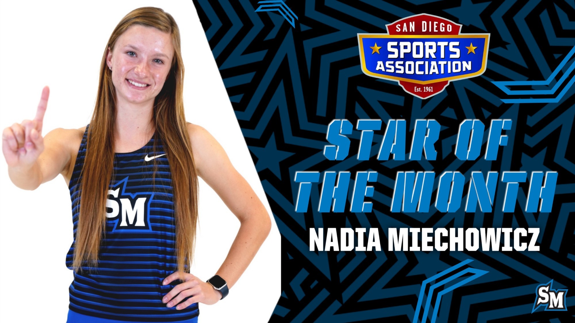 San Diego Sports Association Star of the Month - Nadia Miechowicz