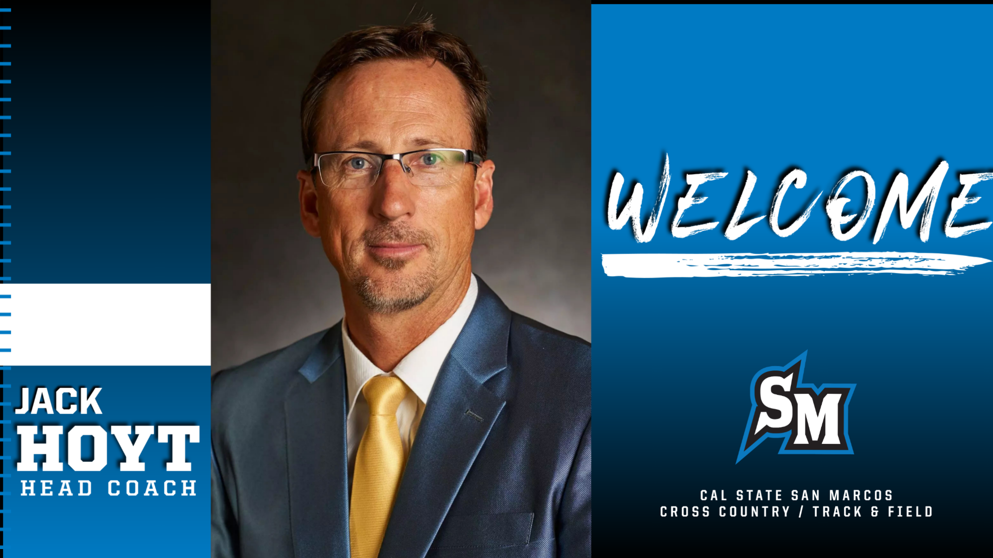Welcome Jack Hoyt - Head Coach for Cal State San Marcos Cross Country/Track & Field