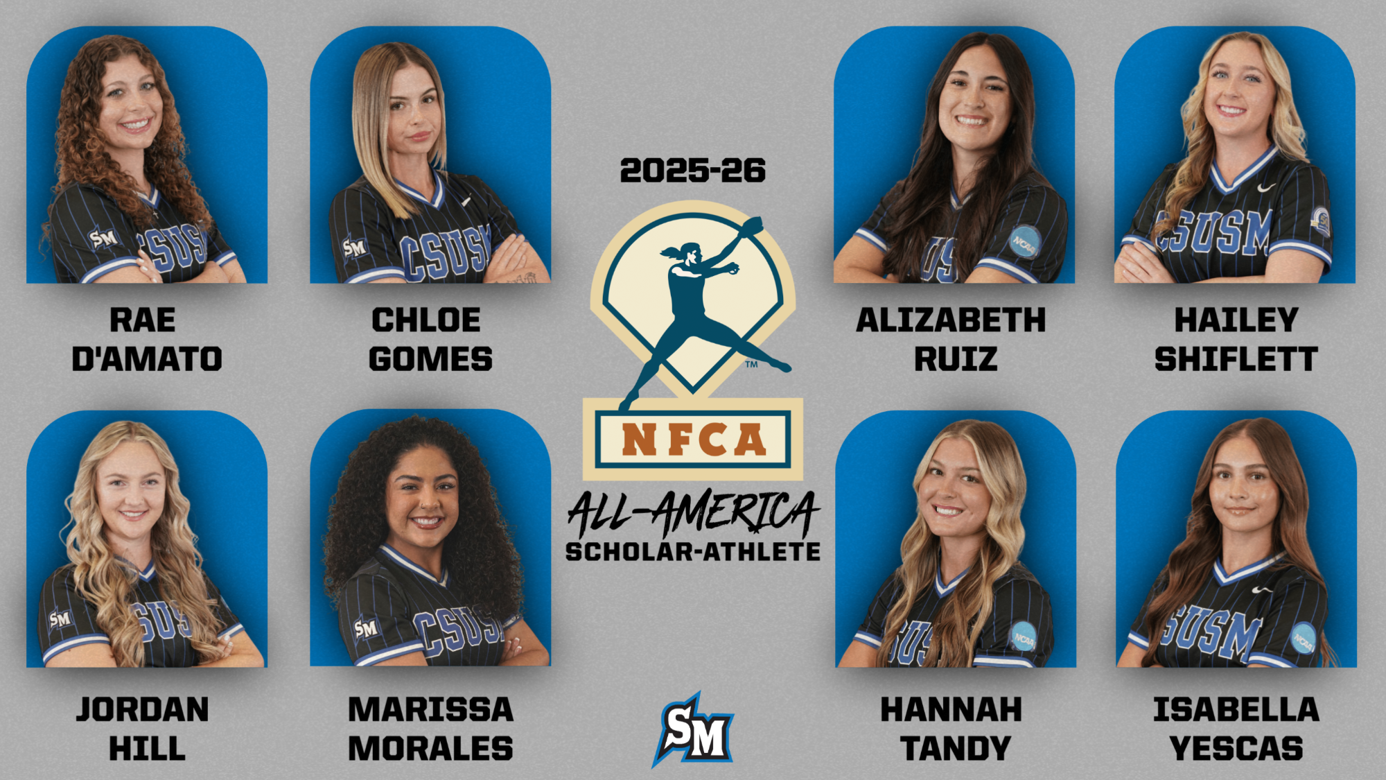 SB NFCA All-America Scholar-Athletes 2025-26