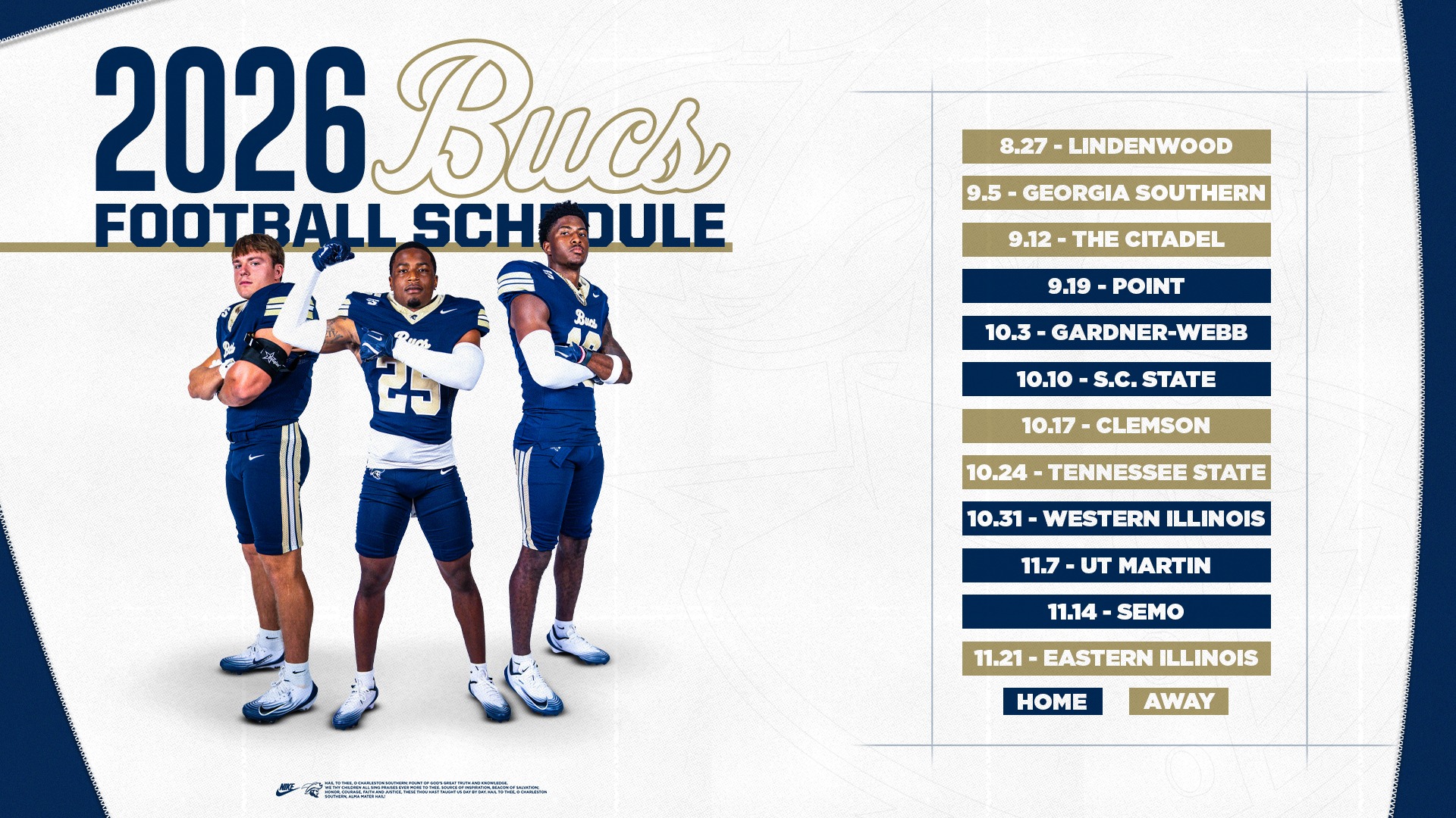 2026 Football Schedule