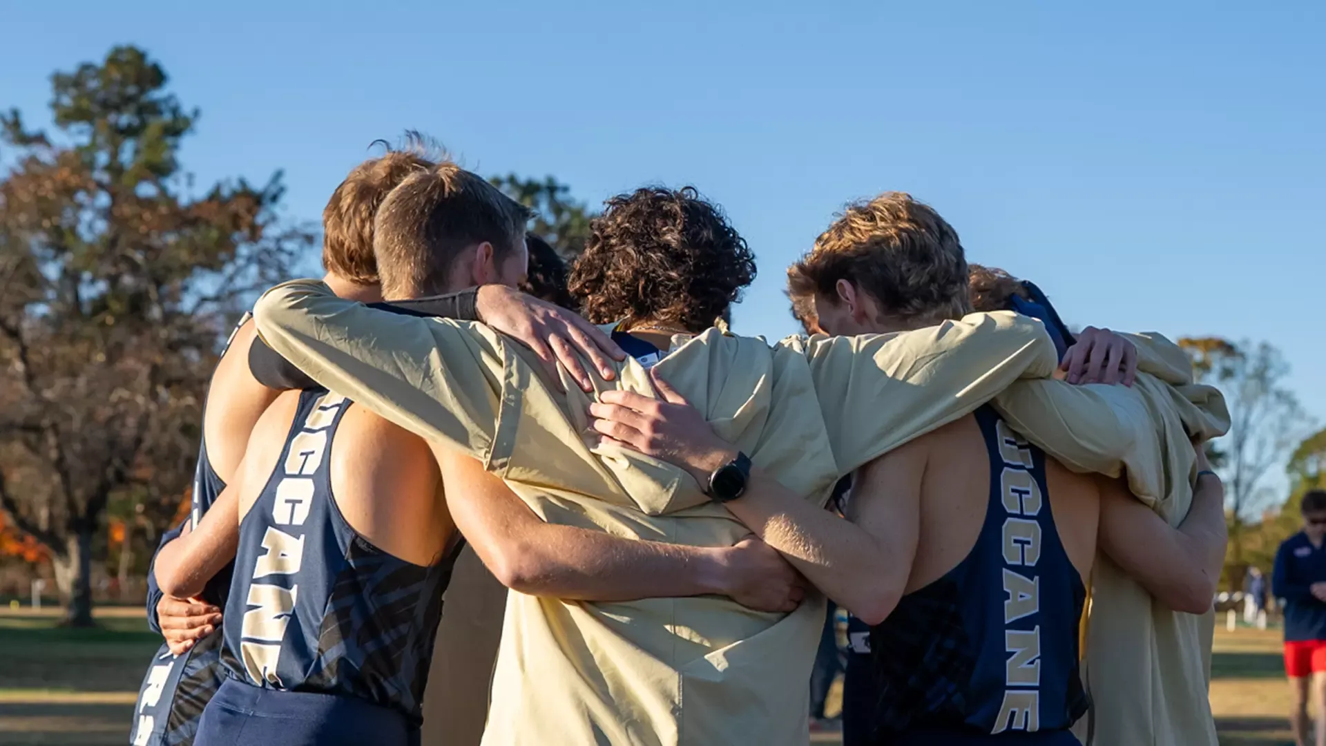 Men at Big South Championships Prerace