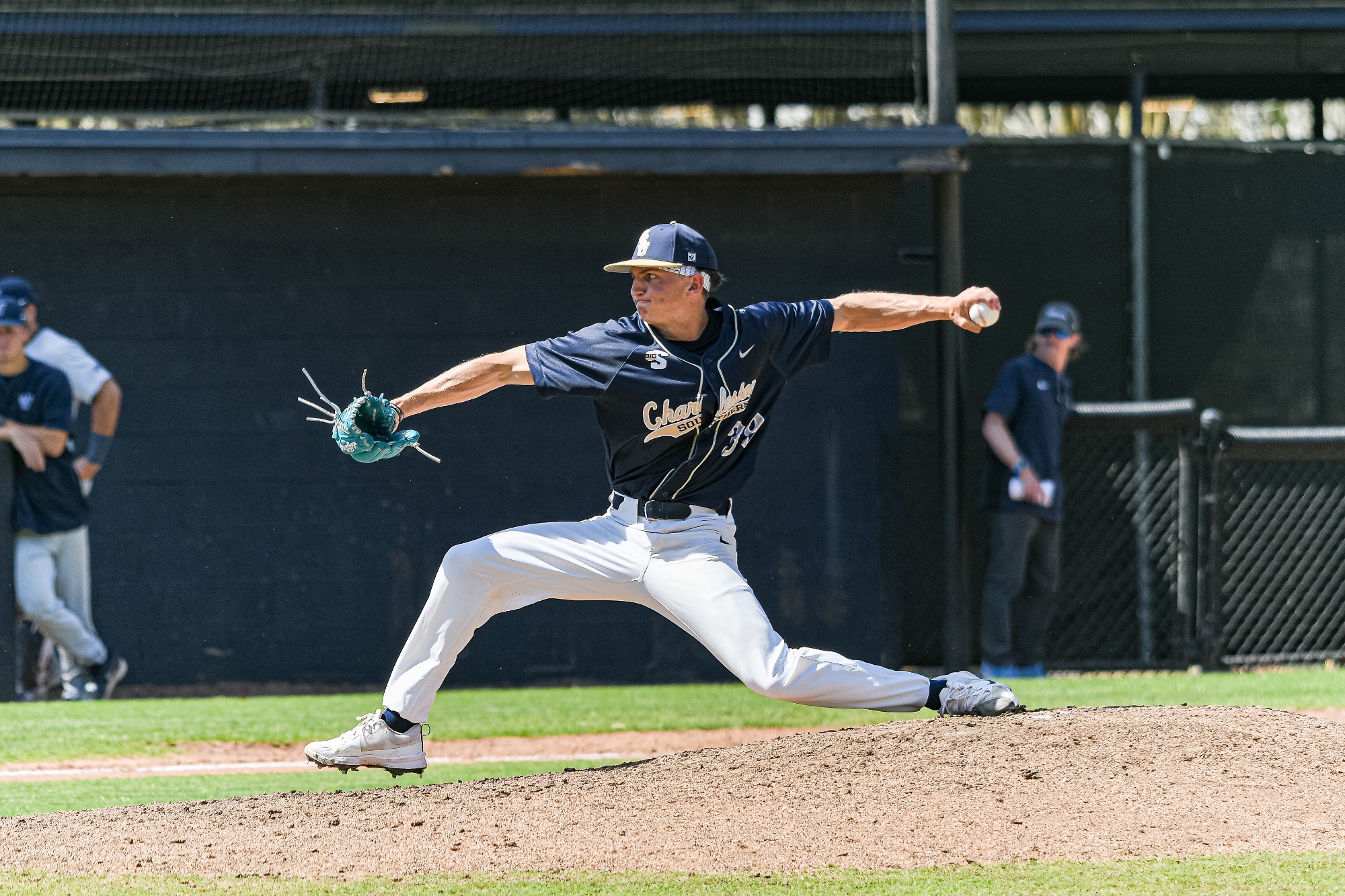 Charleston, S.C. —  in Division 1 men’s baseball action between Charleston Southern University and Villanova University on March 14, 2026, at Charleston Singleton Baseball Complex.Charleston Southern lost 0–5.(Mandatory Credit: Arthur Ellis Photography)