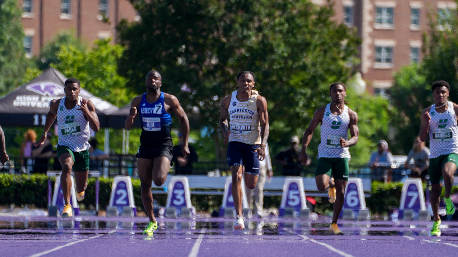 Beckwith 100m Big South Championships
