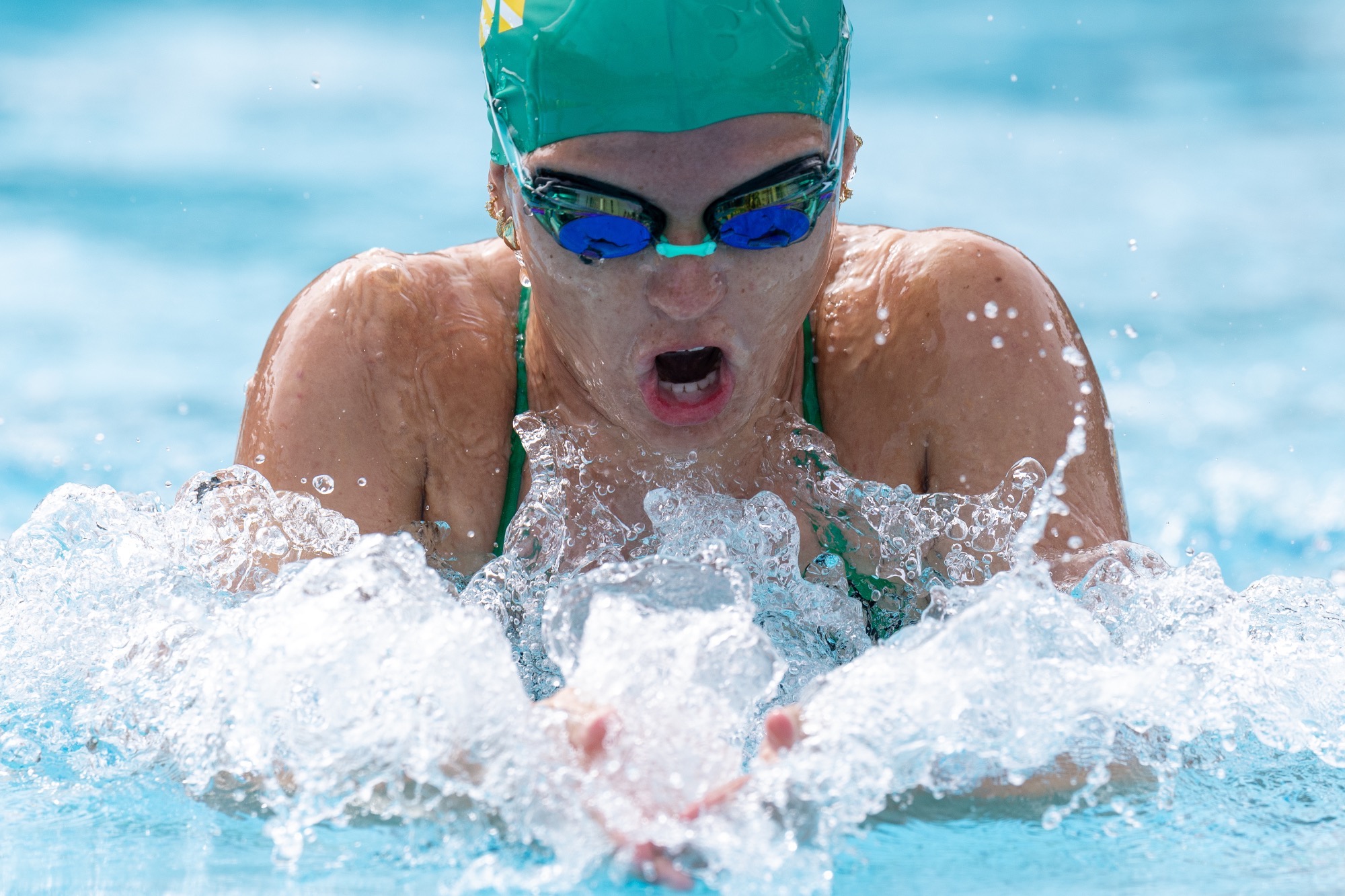 Swimming action Shot