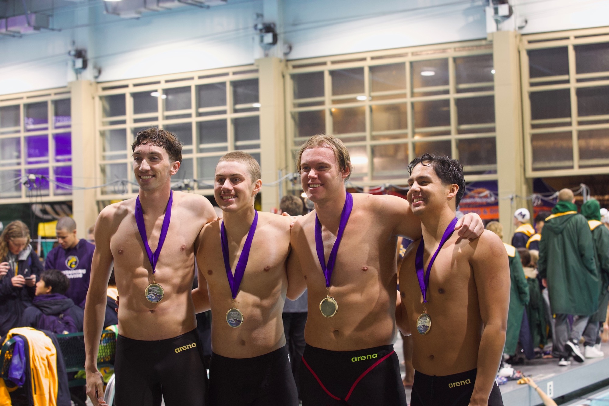 Logan Irvine, Jayden Hernandez, Joey Molettieri, and Jack Harris PCSC