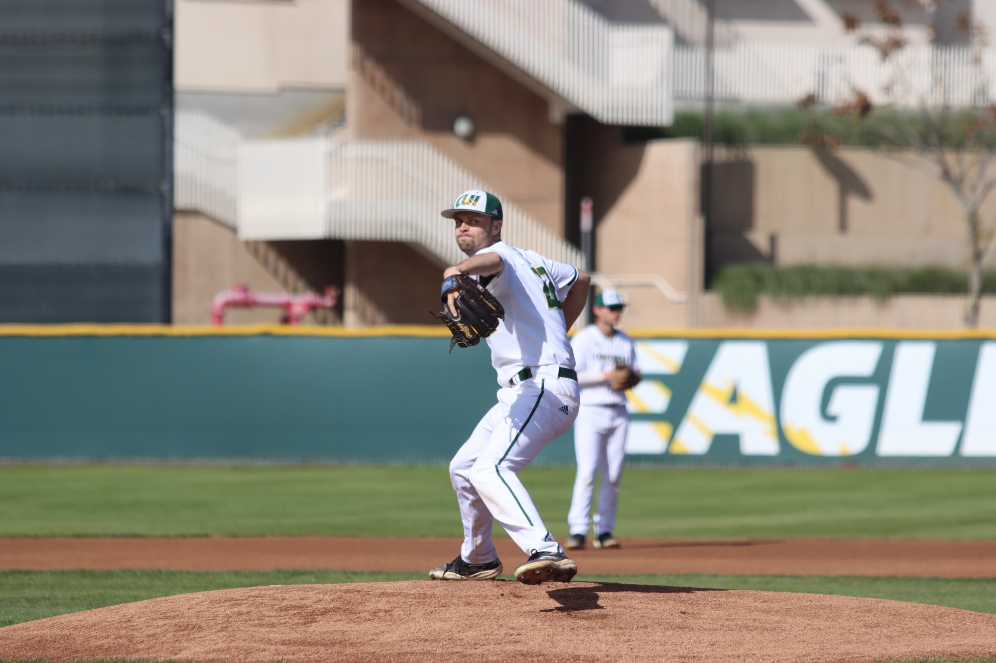 Jake Covey during motion to plate vs Menlo