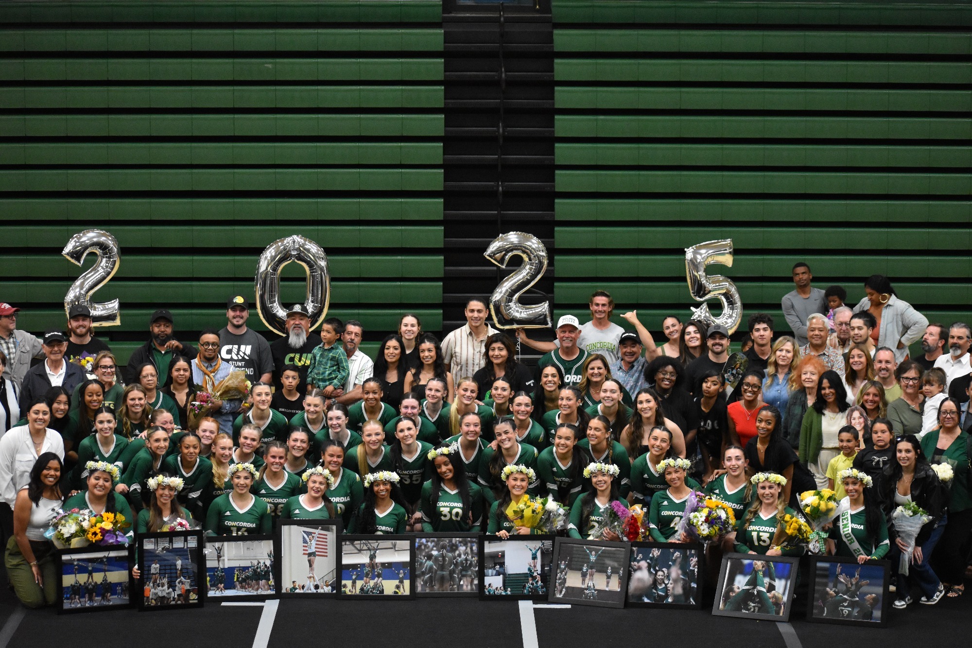 Stunt celebrating its seniors