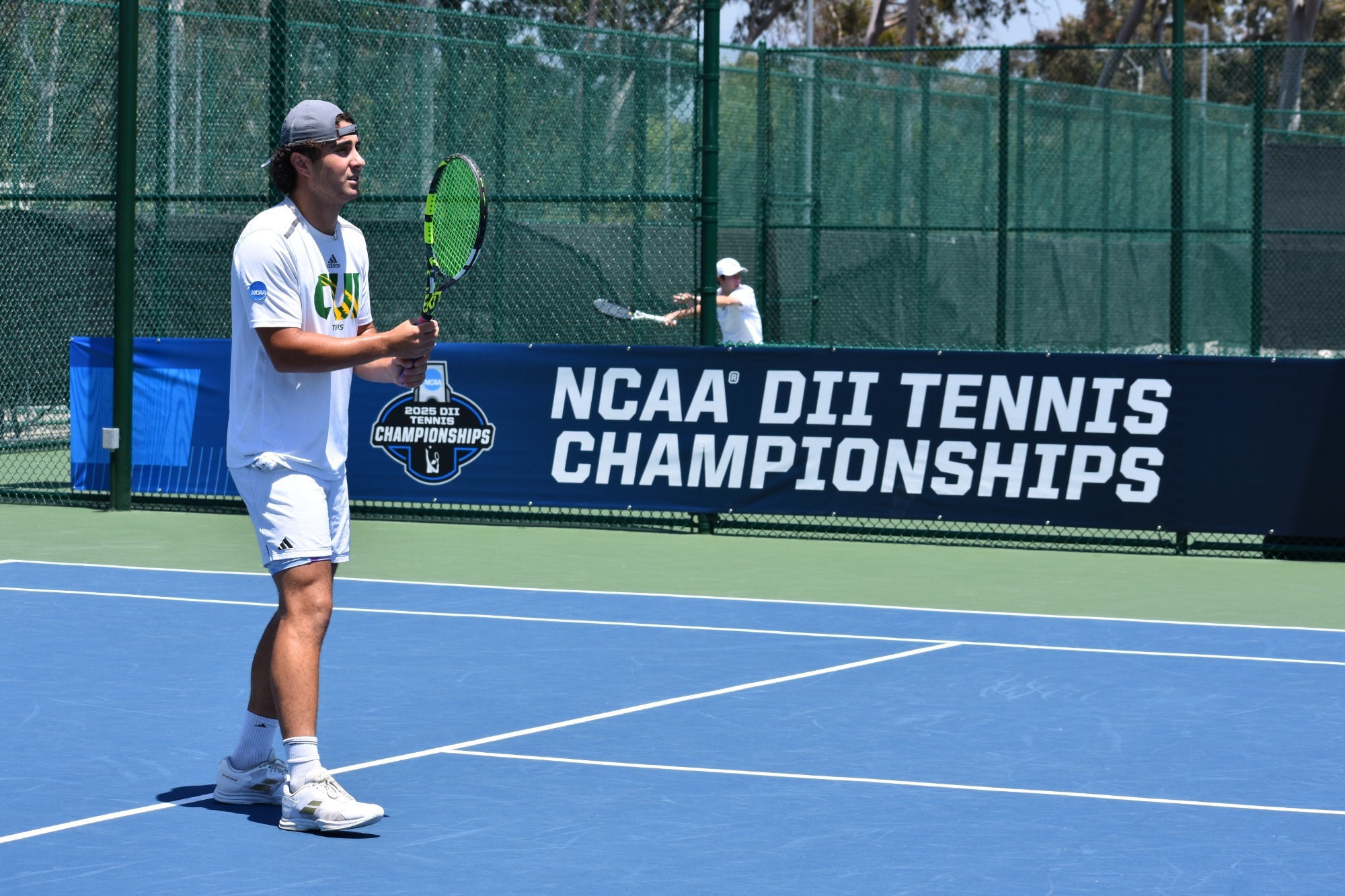 Adam Kartzinel locked in NCAA DII Regional vs Point Loma