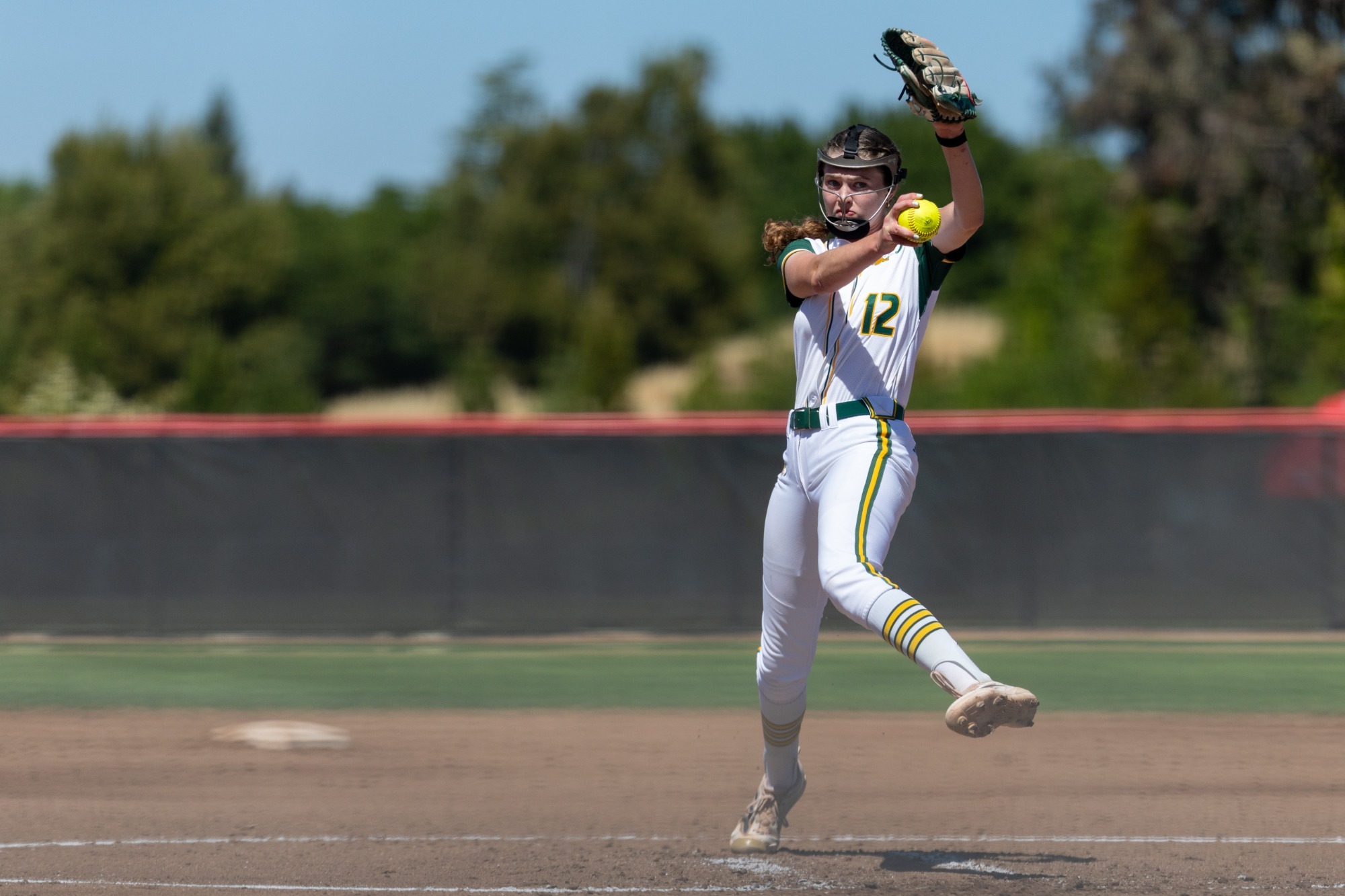 Kacie Gossett pitching 2025 West Regional