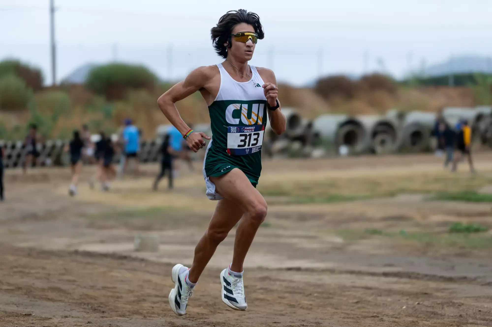 Noah Plaza racing school record in 8k at UCR Invite pic2
