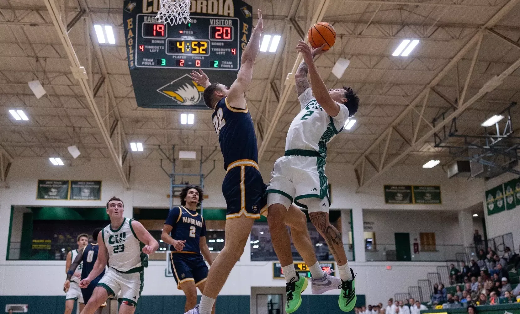 Macarhy Morris shot vs Vanguard