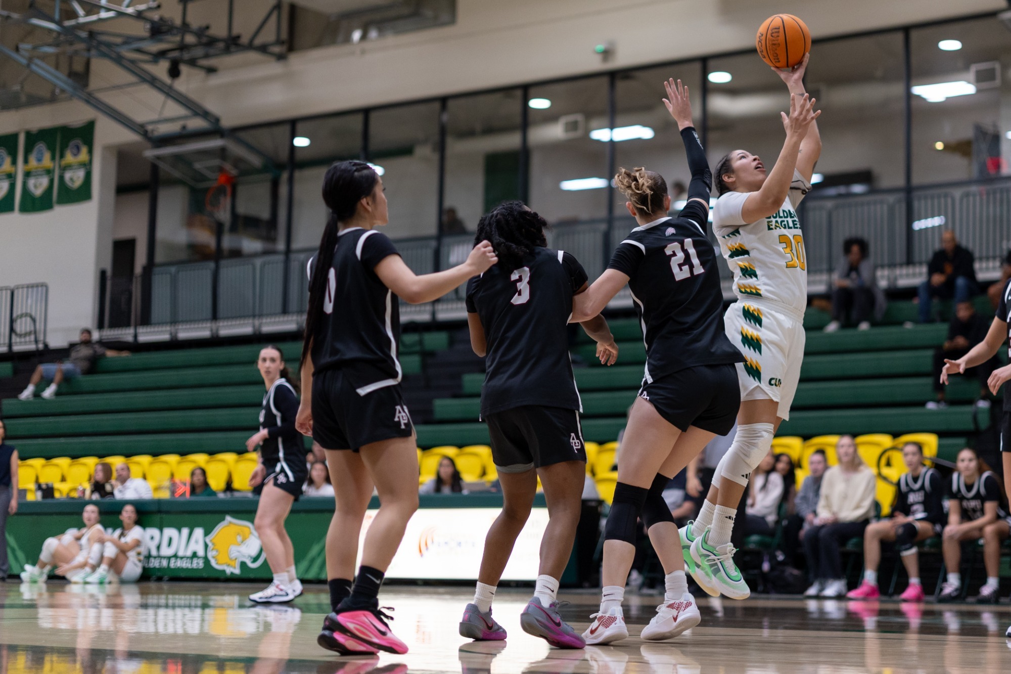 Myia Collins layup first year at CUI