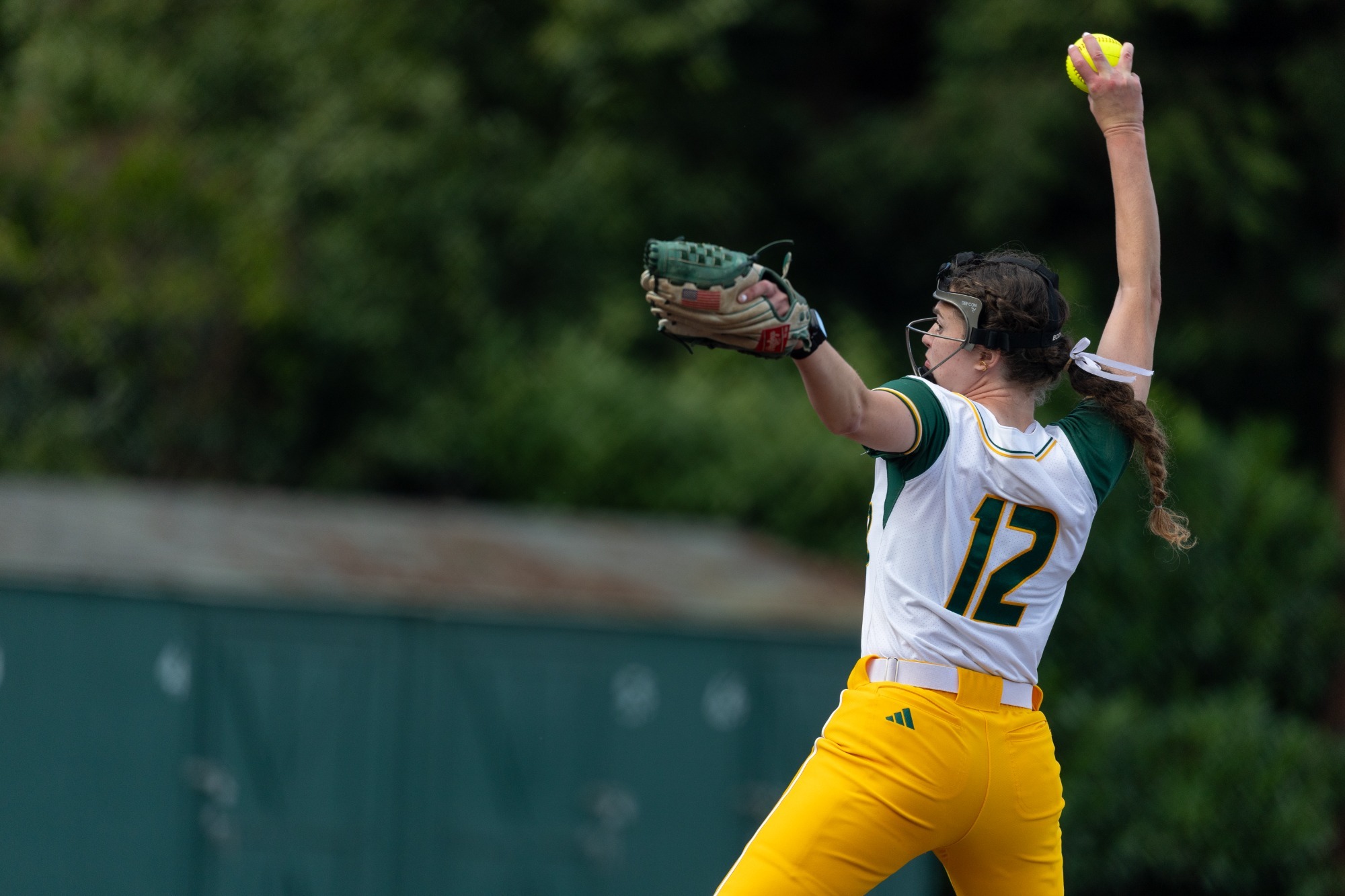 Kacie Gossett Tossing against Menlo