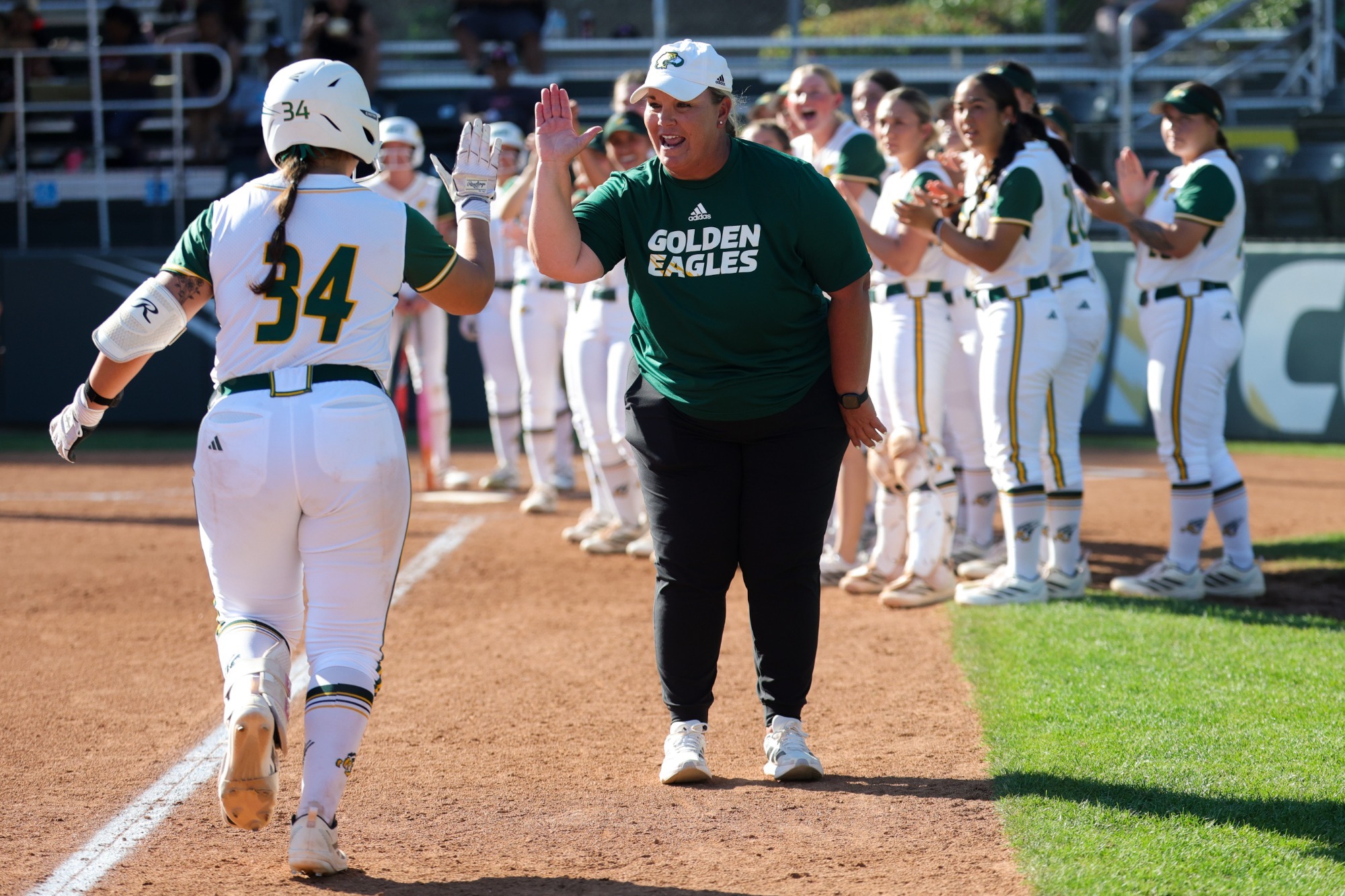 Veronica Moore High Fiving Crystal Rosenthal