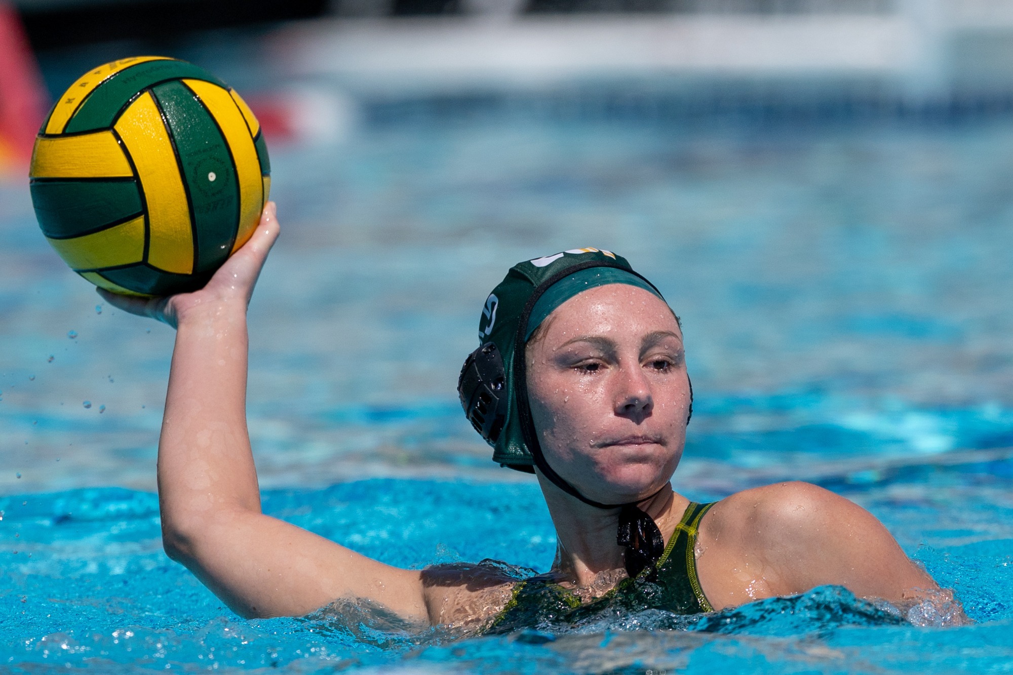 Hailee Pike at home during Senior weekend