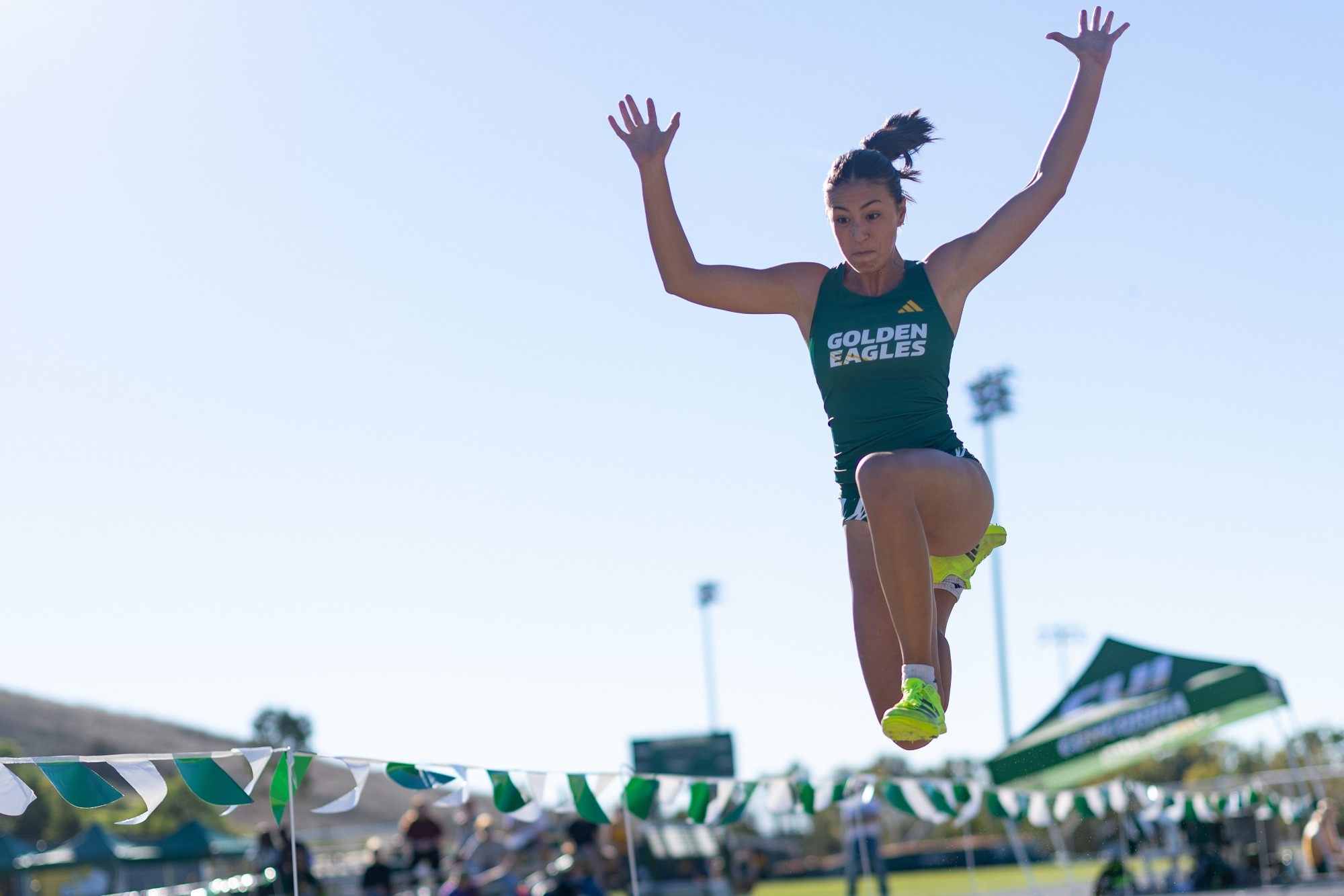 Alexandra Ortiz jumping