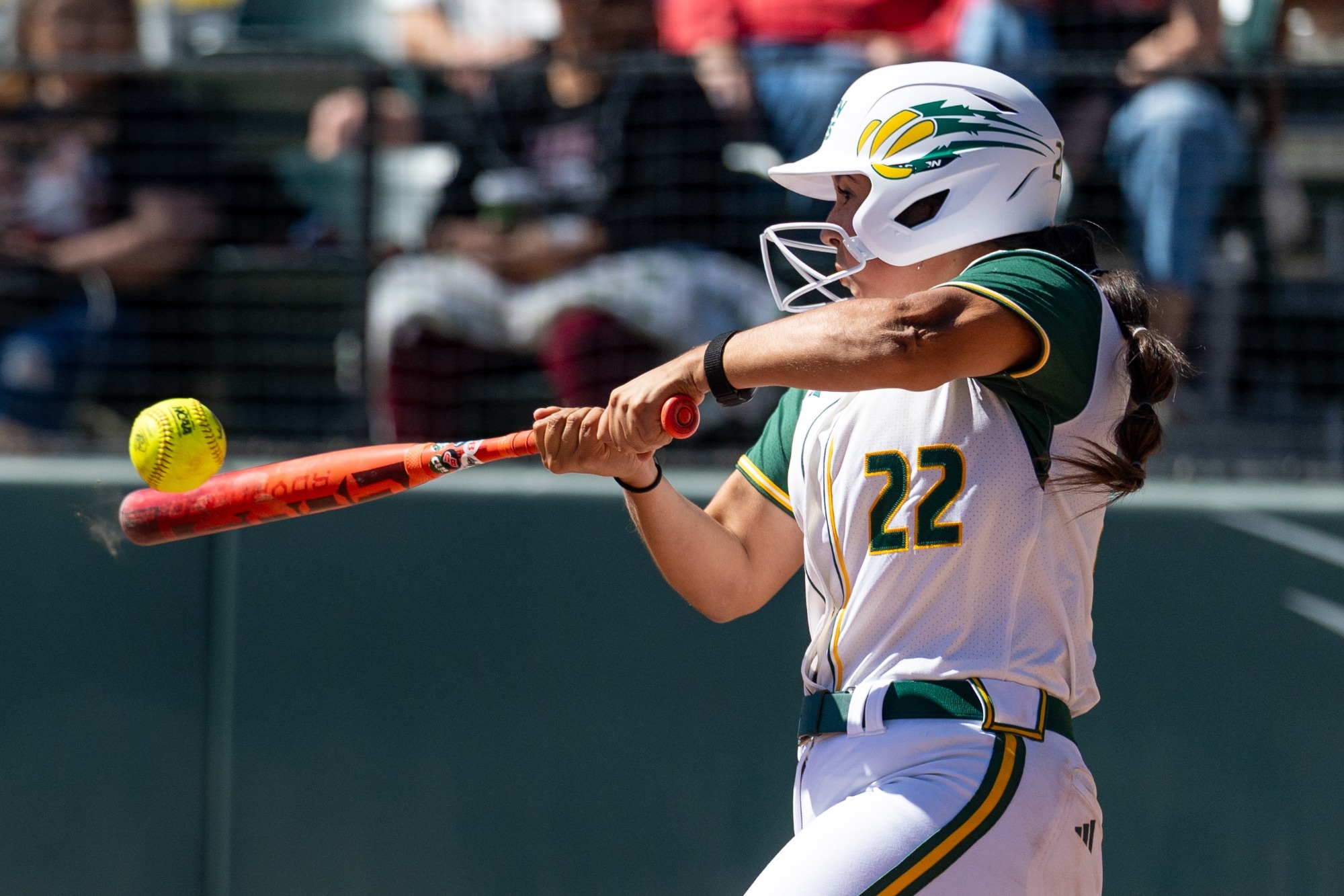 Audrey Robles crushing a hit 2026