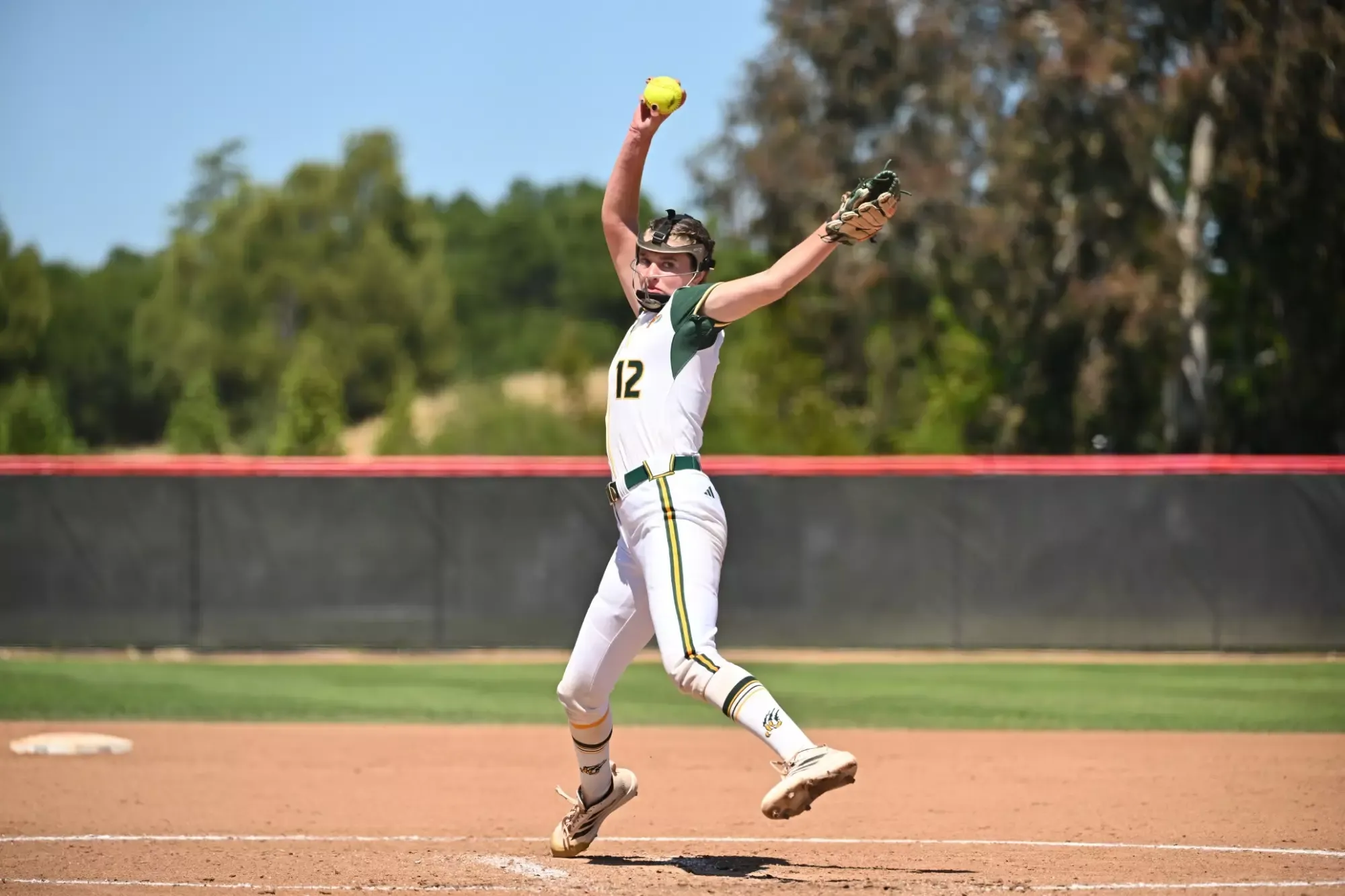 Kacie Gossett delivering at 2026 NCAA Tourney vs Biola