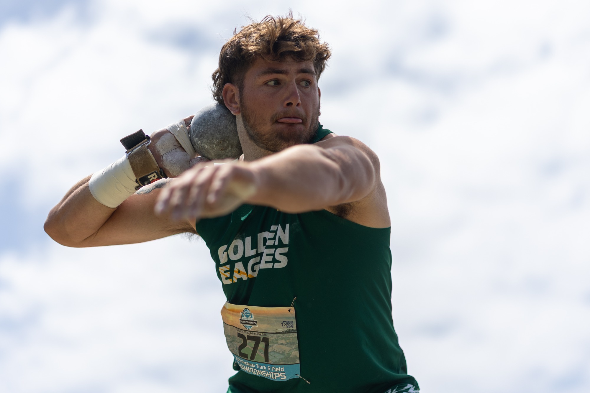 Trey Vergenz shot put 2026 PacWest Championships