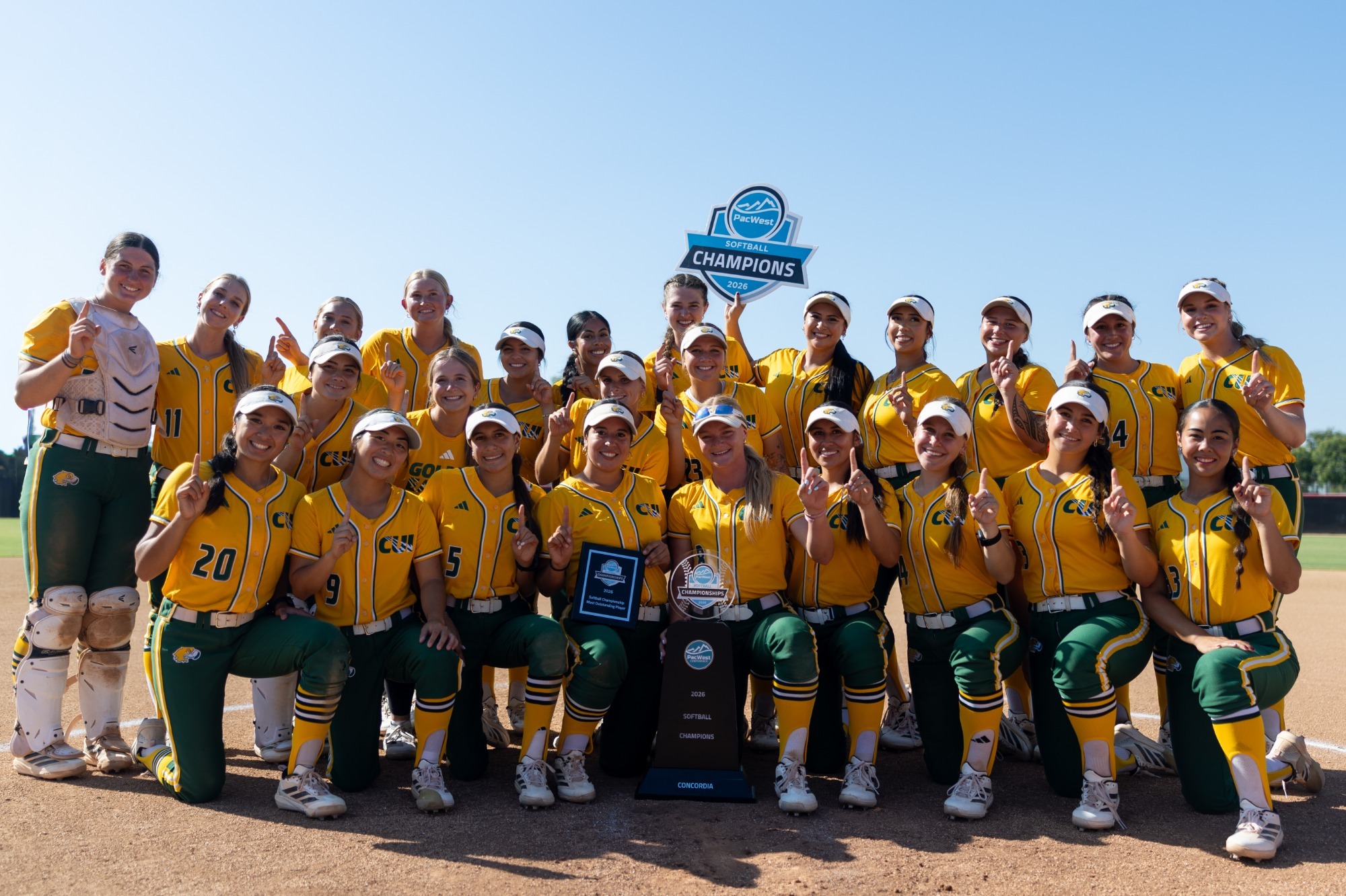 2026 PacWest Softball Tournament Champions