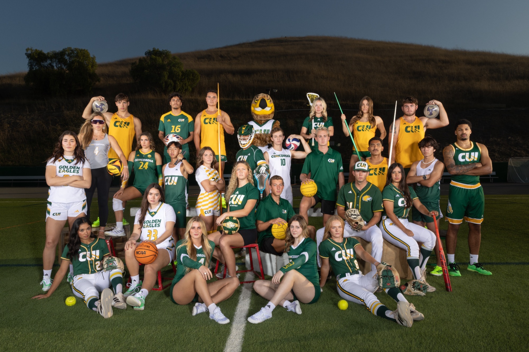 2026 Collection of CUI Sports Athletes posing together